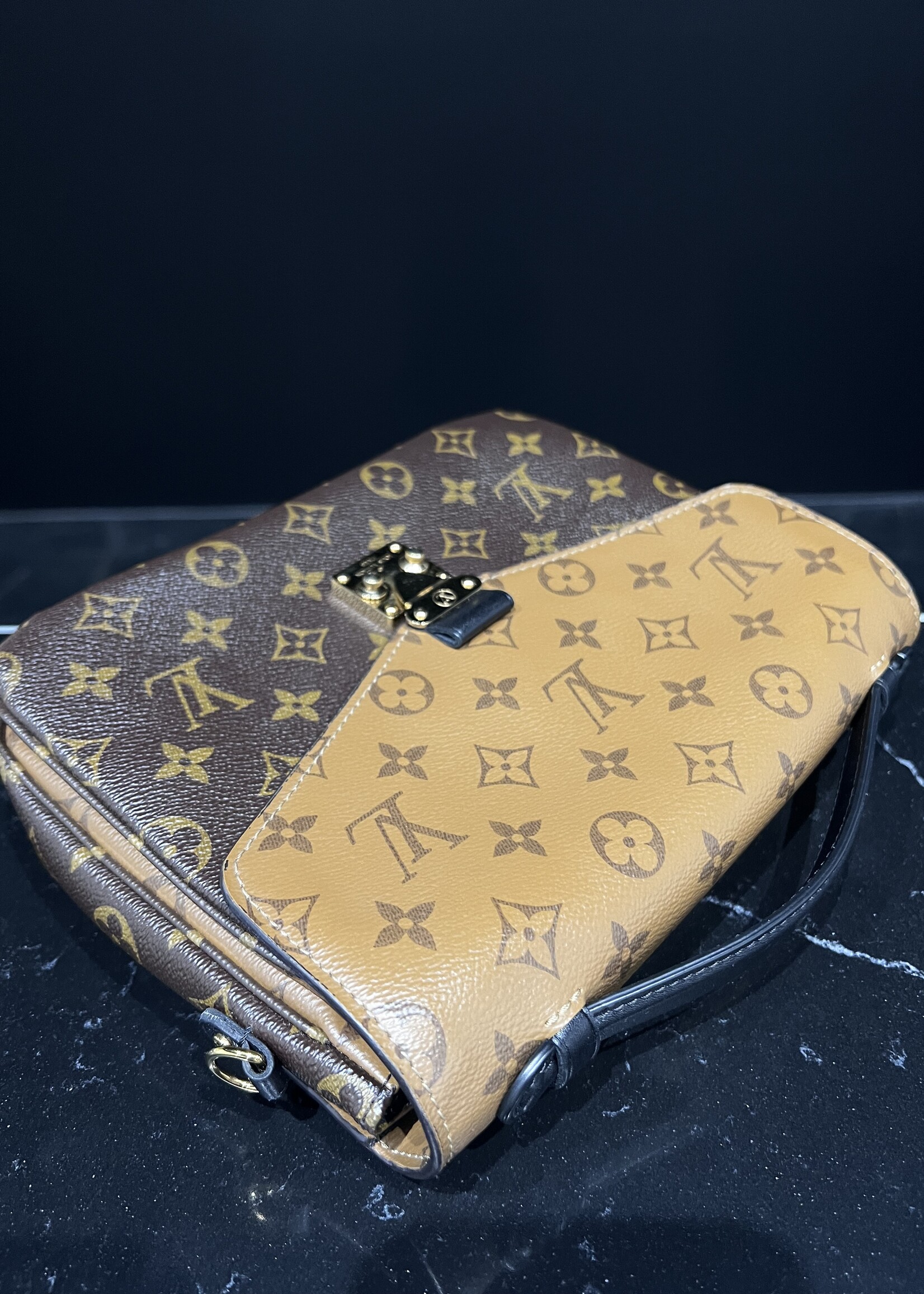 Louis Vuitton SOLD- Louis Vuitton Monogram Reverse Pochette Metis