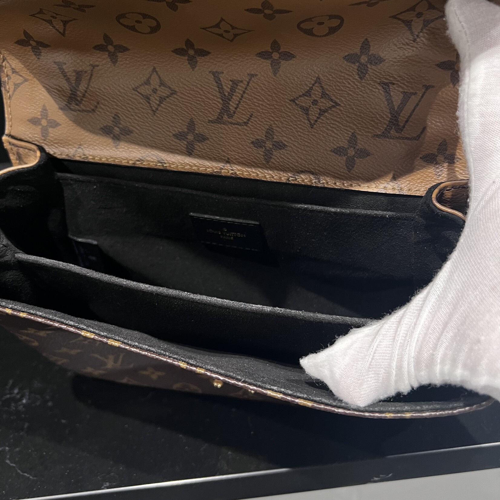 Louis Vuitton SOLD- Louis Vuitton Monogram Reverse Pochette Metis