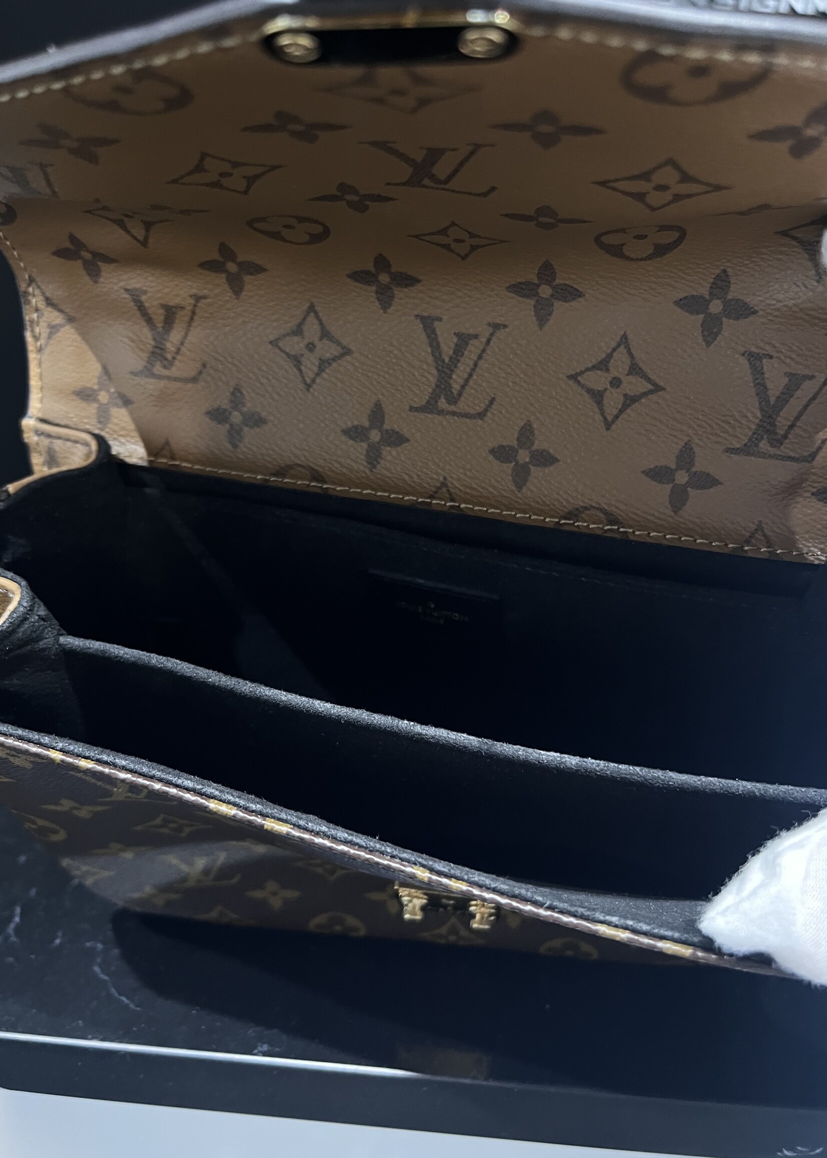 Louis Vuitton SOLD- Louis Vuitton Monogram Reverse Pochette Metis