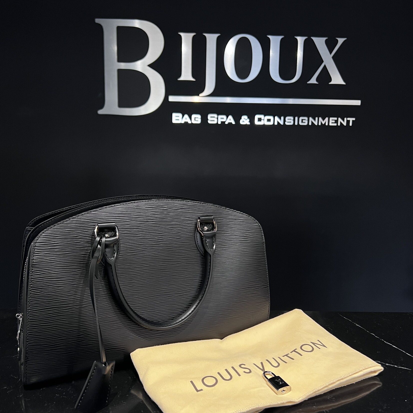 Louis Vuitton SOLD- Louis Vuitton Pont Neuf Black Epi PM