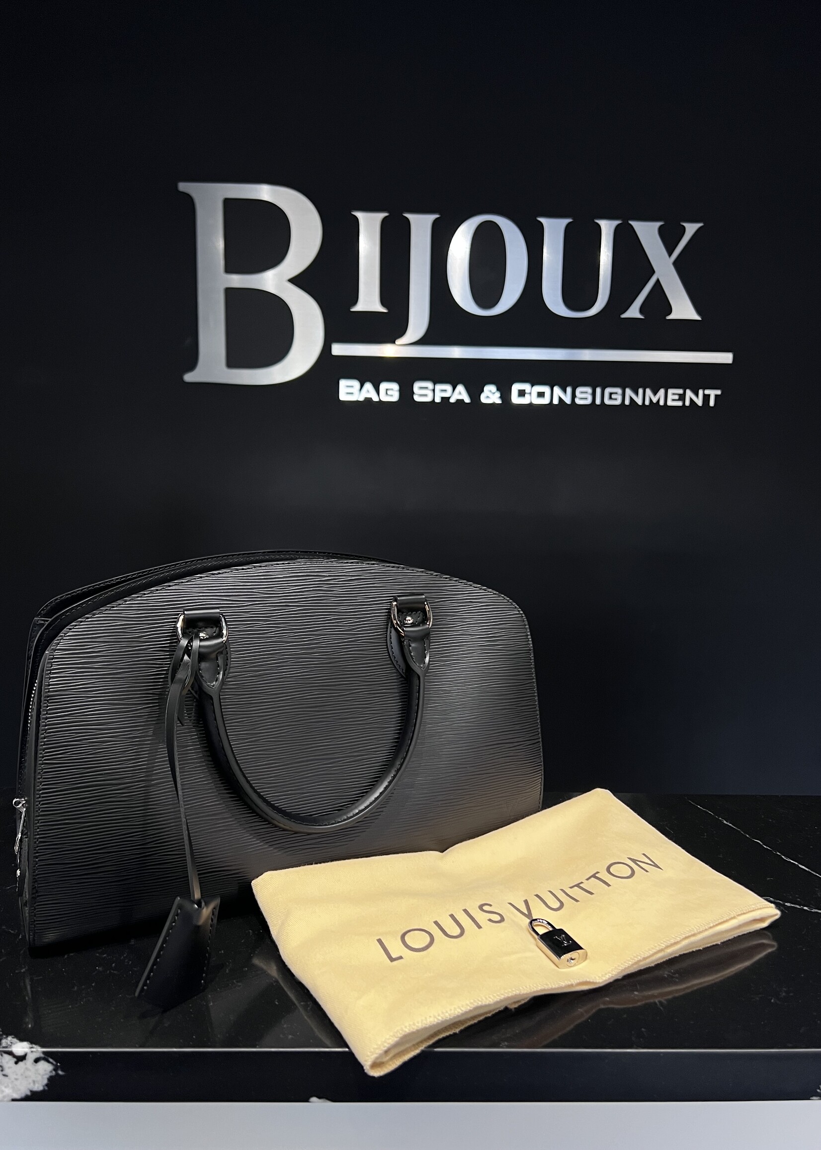 Louis Vuitton SOLD- Louis Vuitton Pont Neuf Black Epi PM