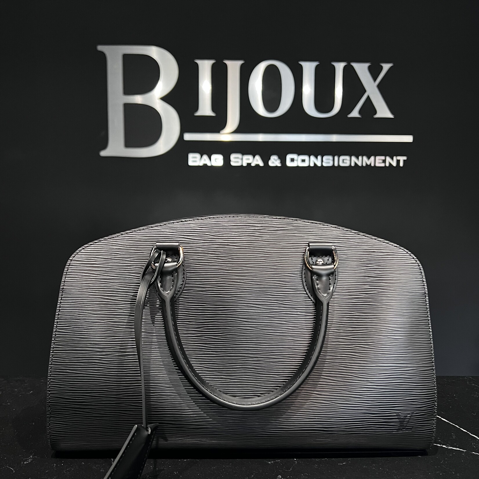 Louis Vuitton SOLD- Louis Vuitton Pont Neuf Black Epi PM
