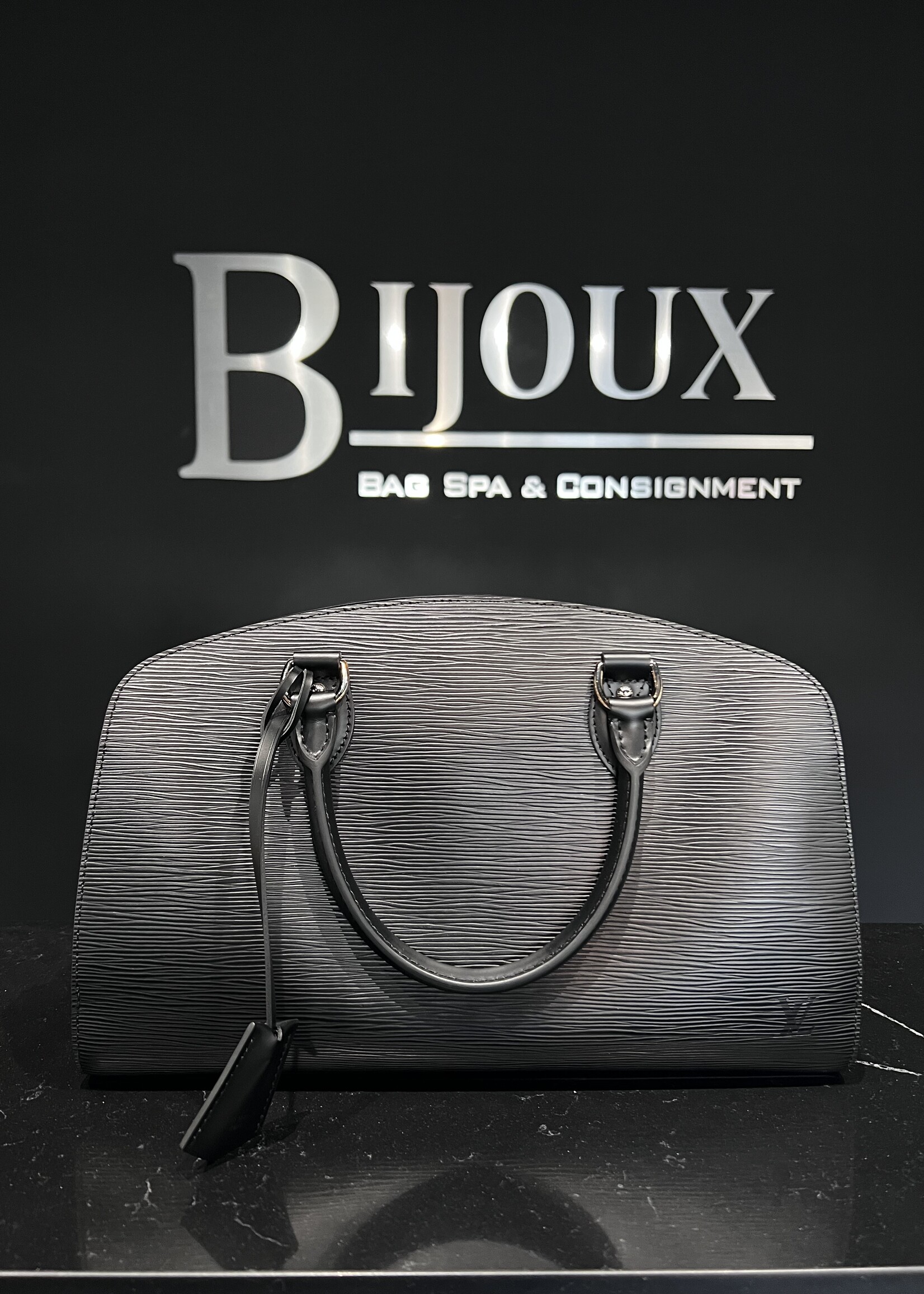 Louis Vuitton SOLD- Louis Vuitton Pont Neuf Black Epi PM