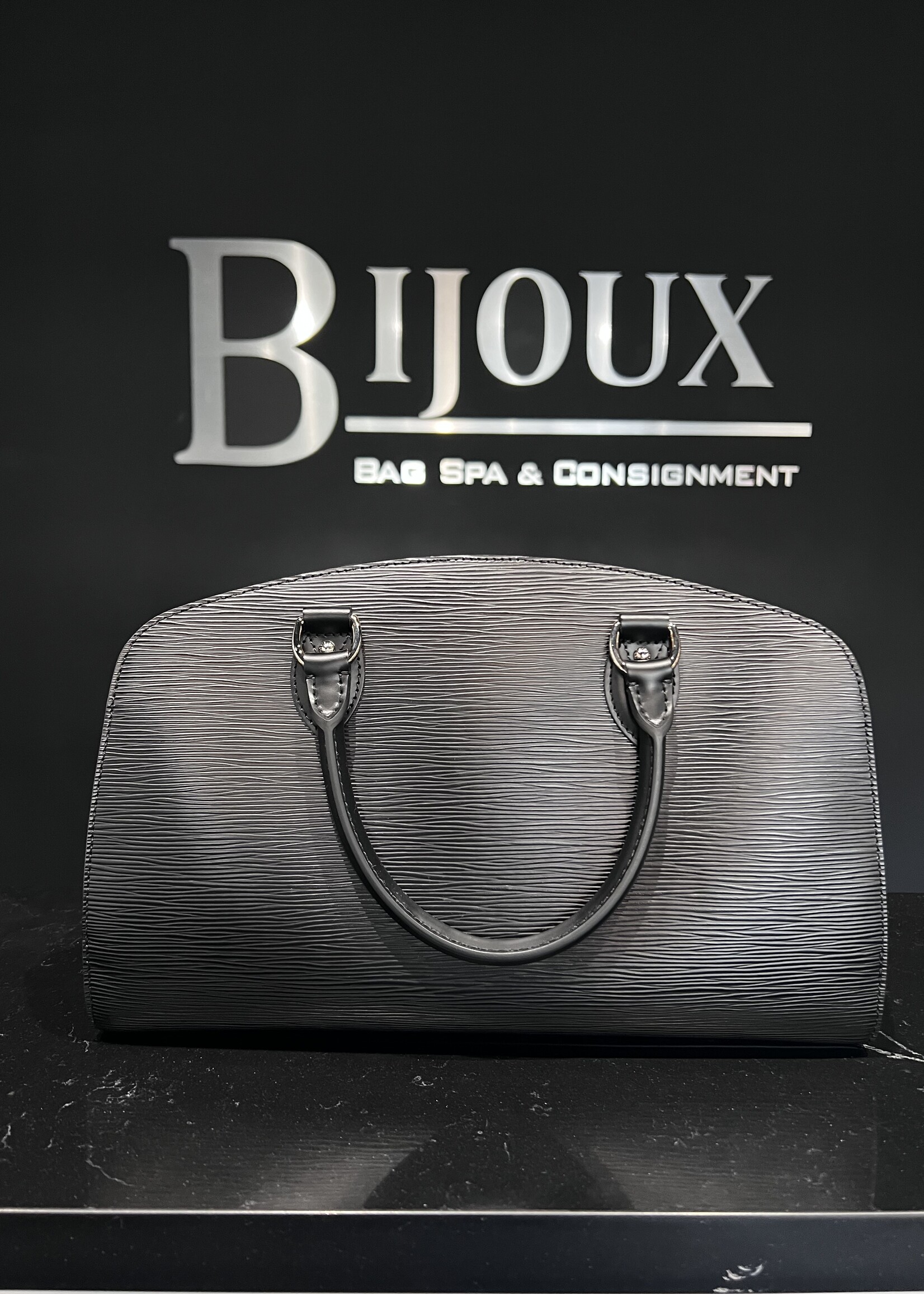 Louis Vuitton SOLD- Louis Vuitton Pont Neuf Black Epi PM