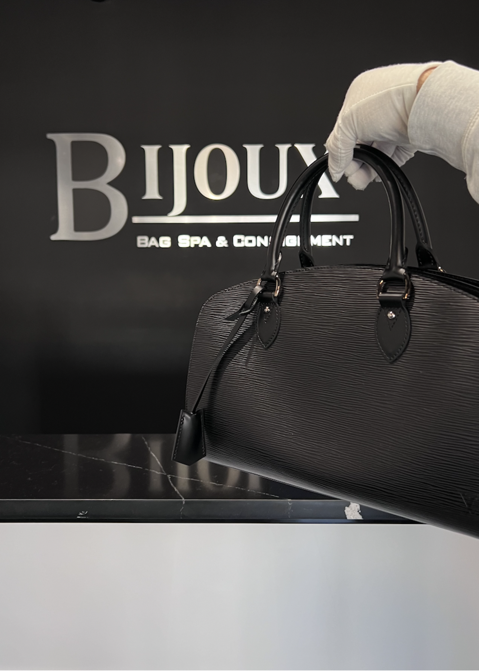 Louis Vuitton SOLD- Louis Vuitton Pont Neuf Black Epi PM