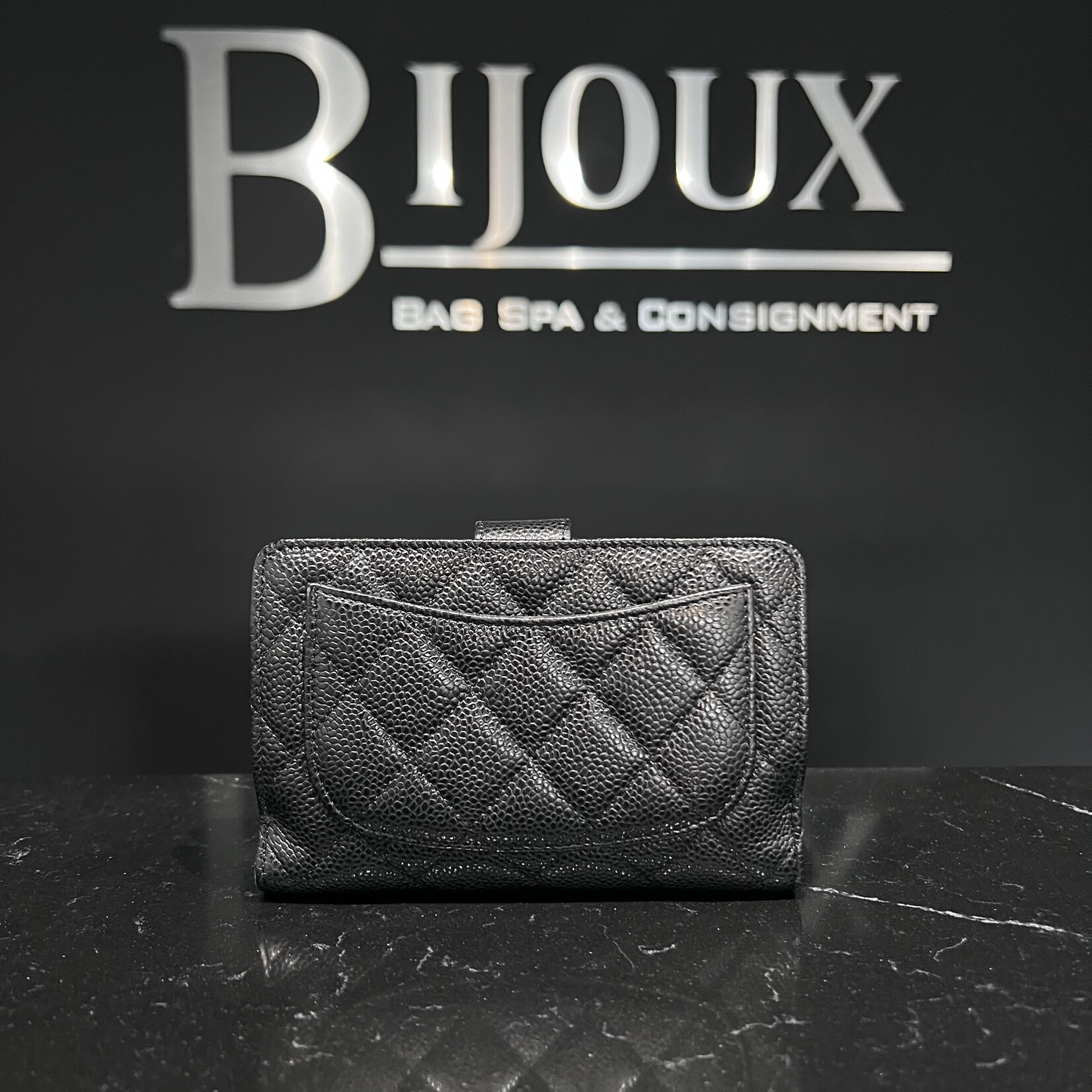 Chanel SOLD - Chanel Black Caviar Wallet