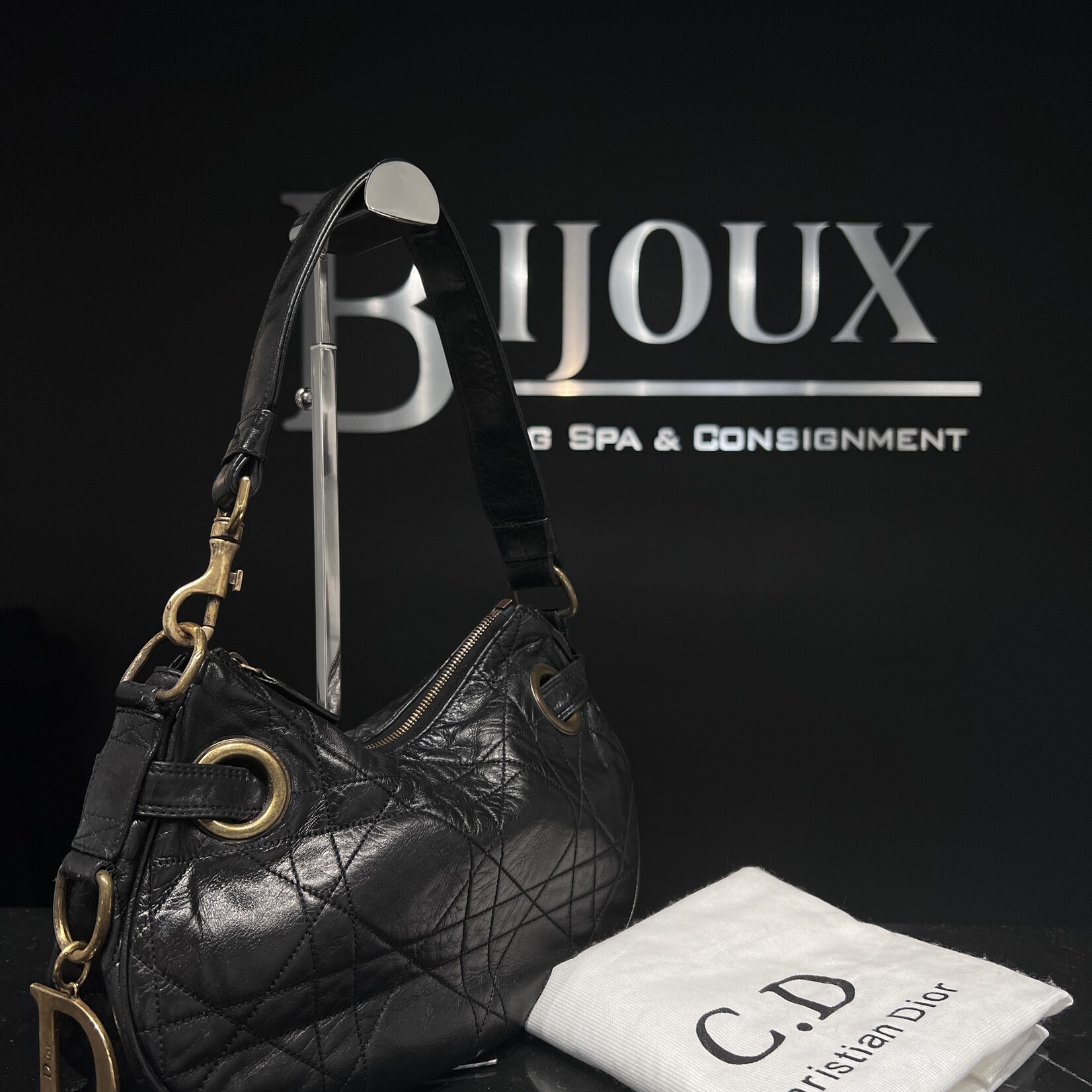 Christian Dior SOLD- Christian Dior Cannage Hobo