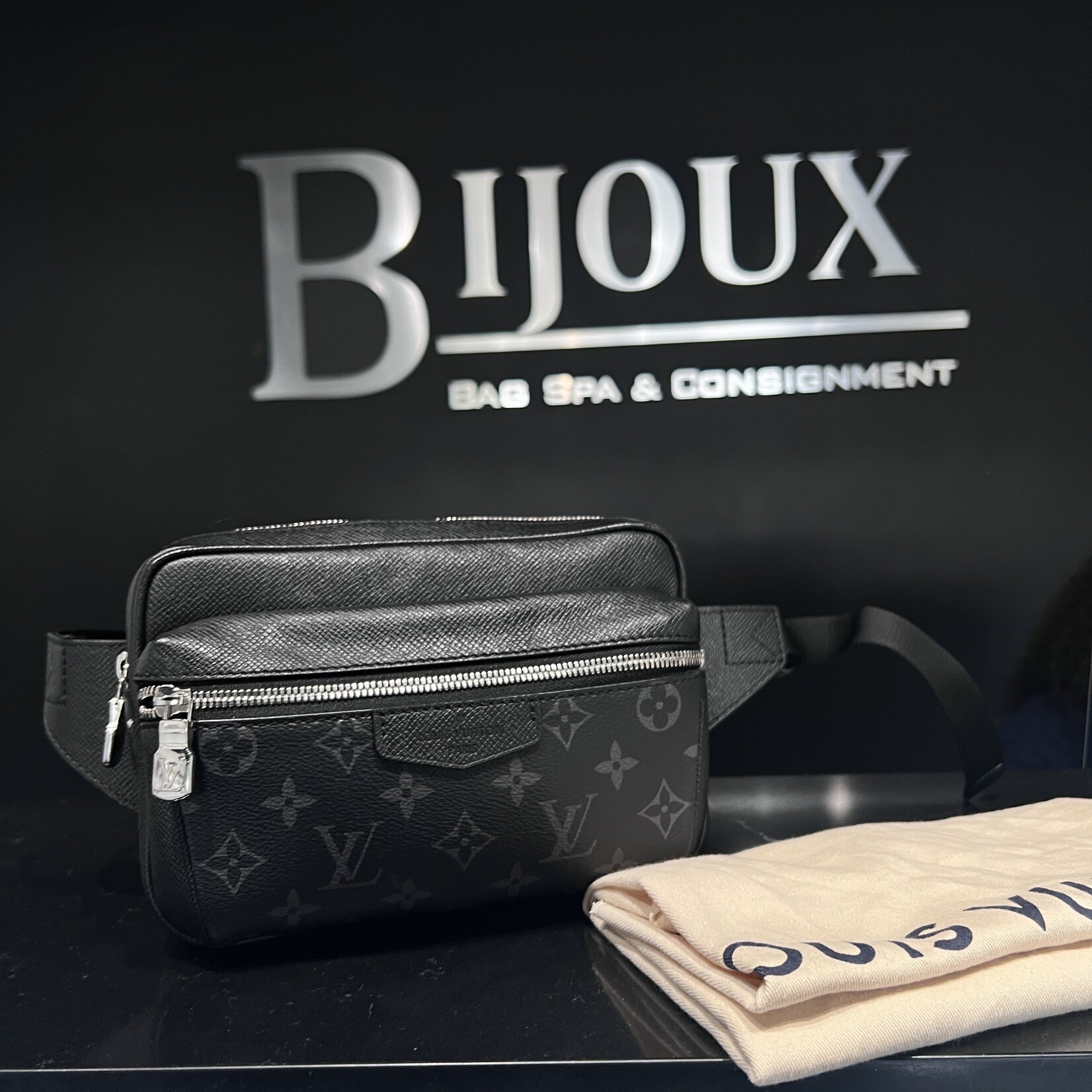 Louis Vuitton SOLD- Louis Vuitton Taiga Monogram Bumbag