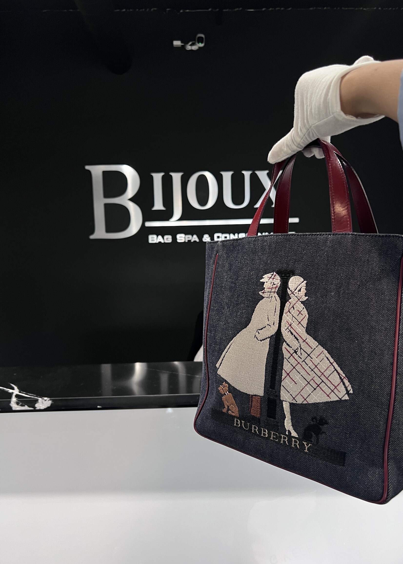 Burberry SOLD- Burberry Denim Tote