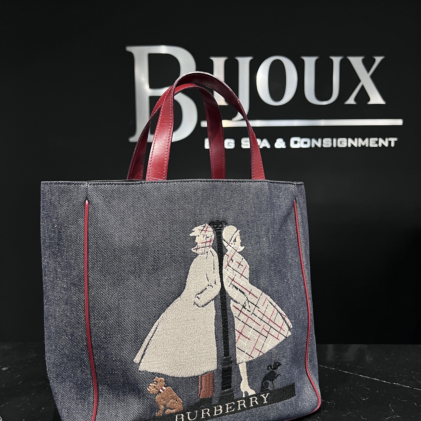 Burberry SOLD- Burberry Denim Tote