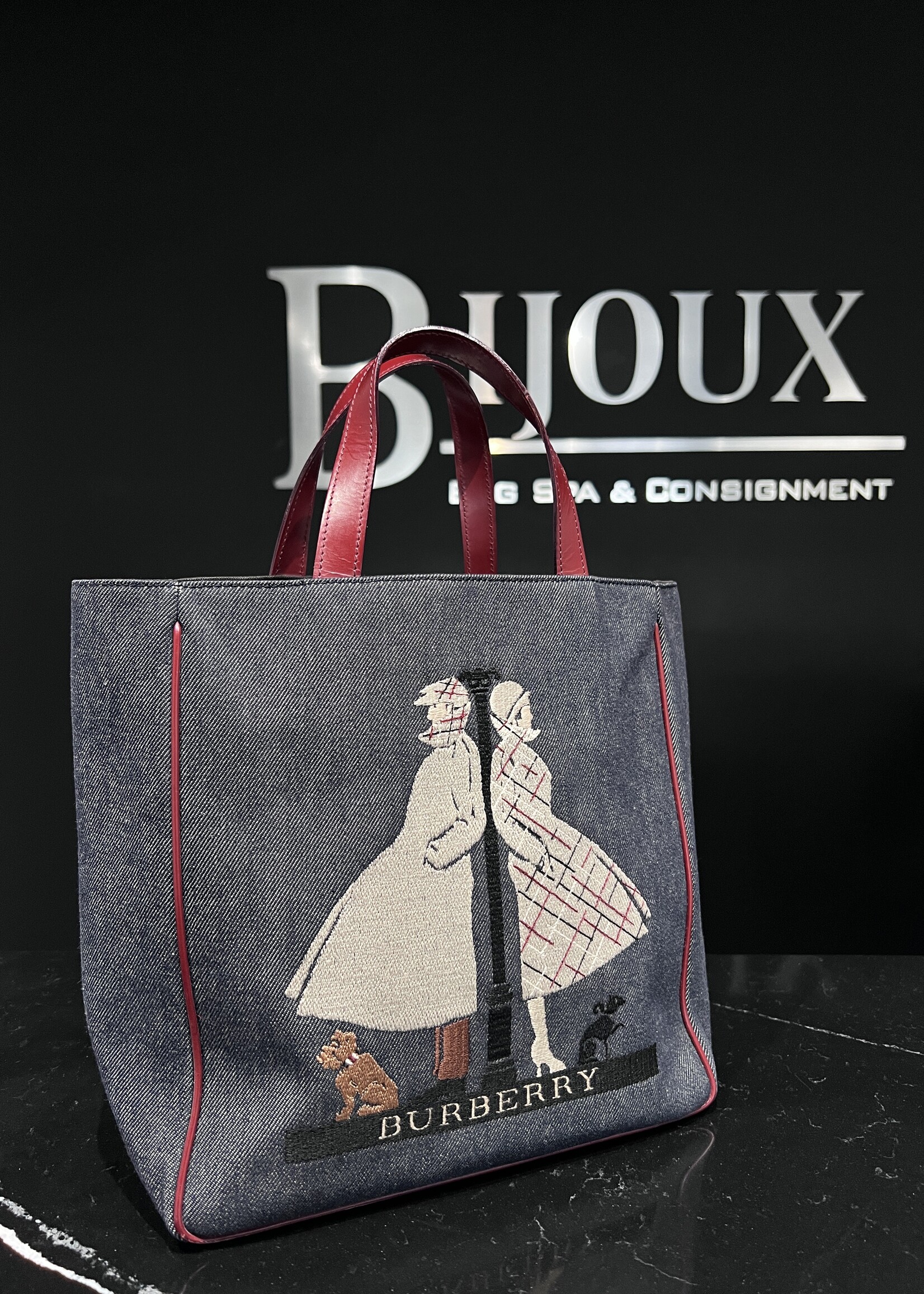 Burberry SOLD- Burberry Denim Tote