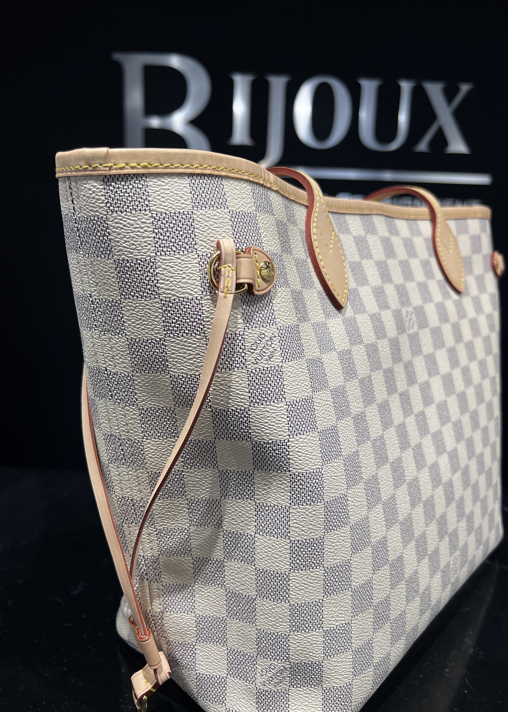 Louis Vuitton SOLD- Louis Vuitton Neverfull MM Damier Azur