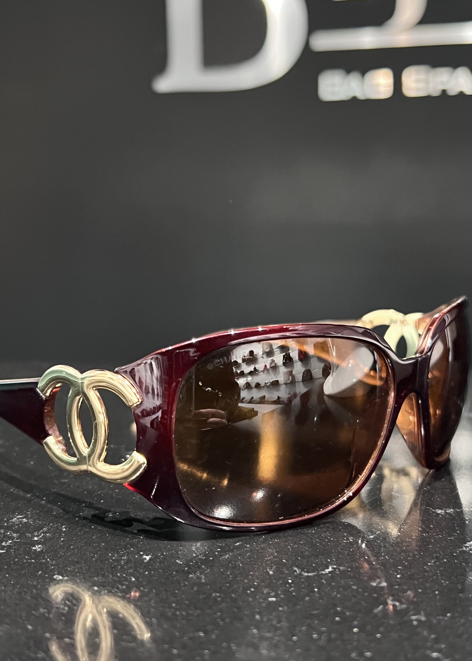 Chanel SOLD- Chanel Acetate 6014 CC Sunglasses