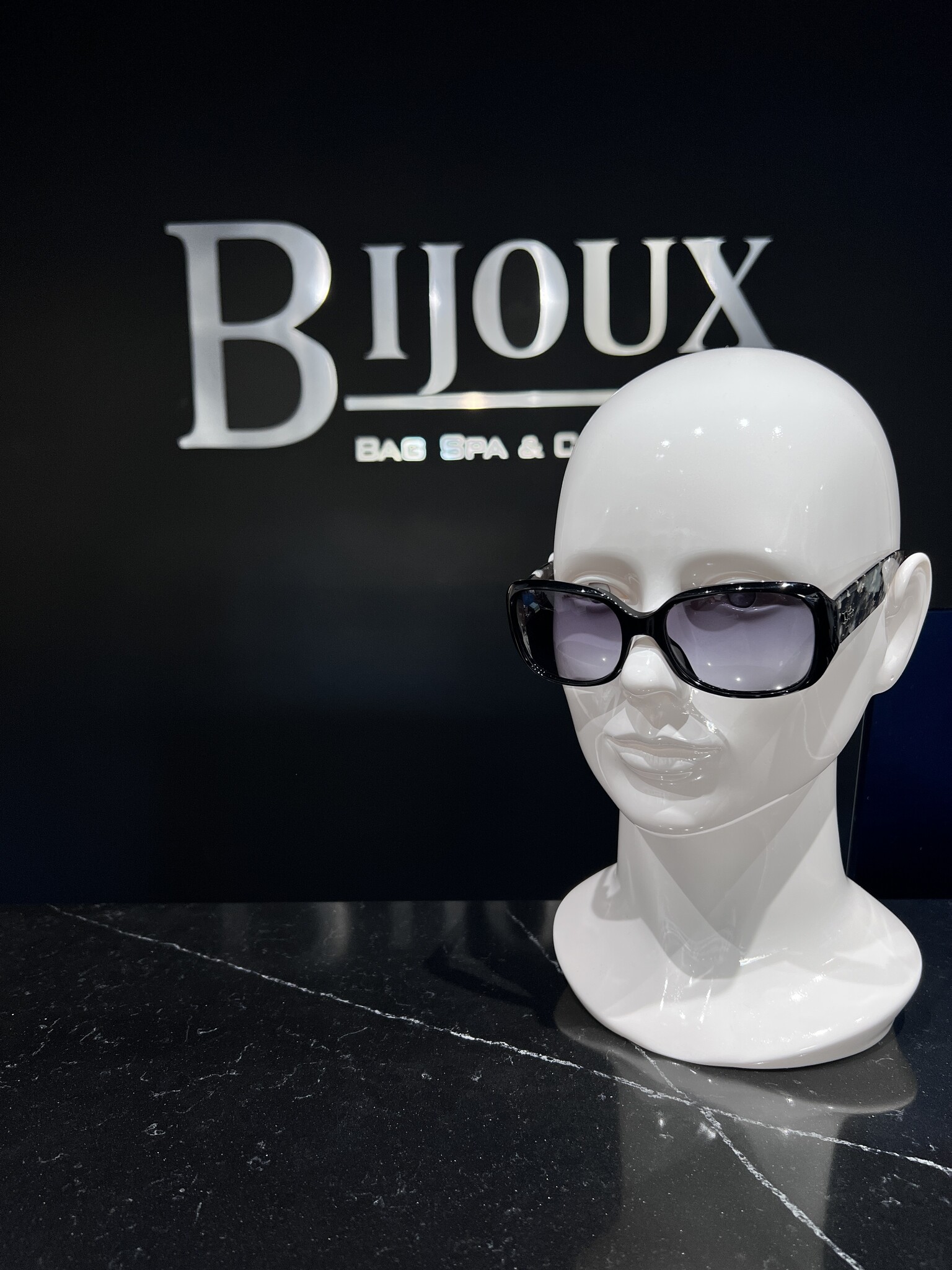 Brand new dead stock Dior Sunglasses Flanelle 3 black with grey lenses Dior Flanelle 3 Sunglasses - Bijoux Bag Spa & Consignment main image 2