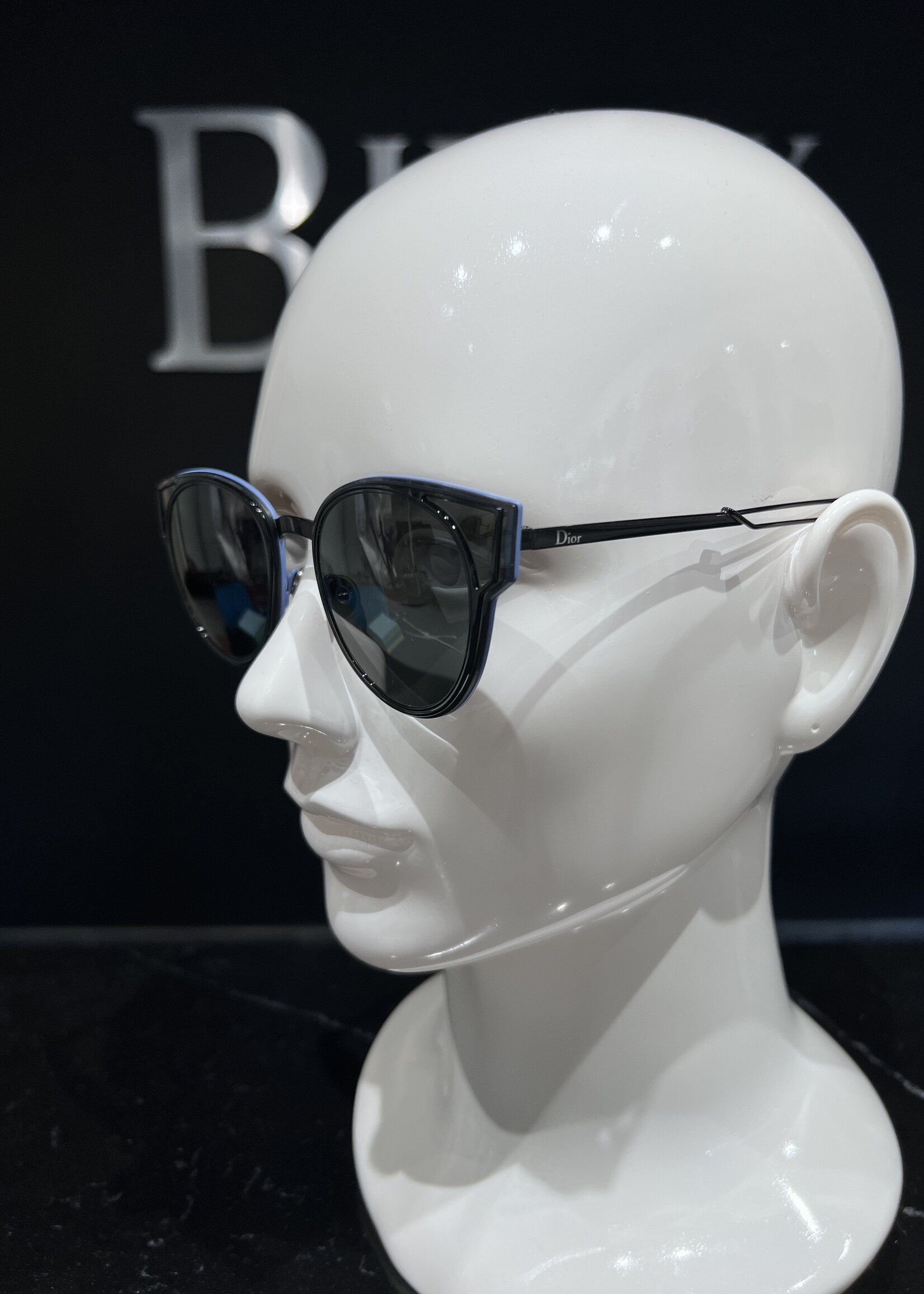 Christian Dior SOLD - Dior Sculpt Blue Sunglasses