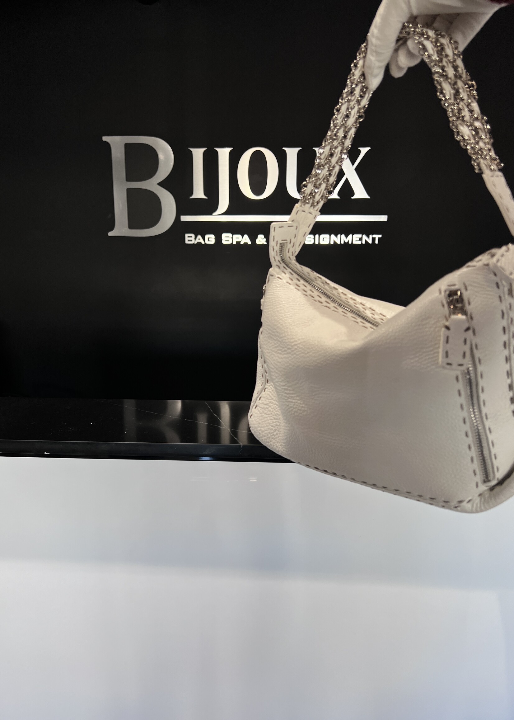 Fendi SOLD- Fendi Selleria Blanc