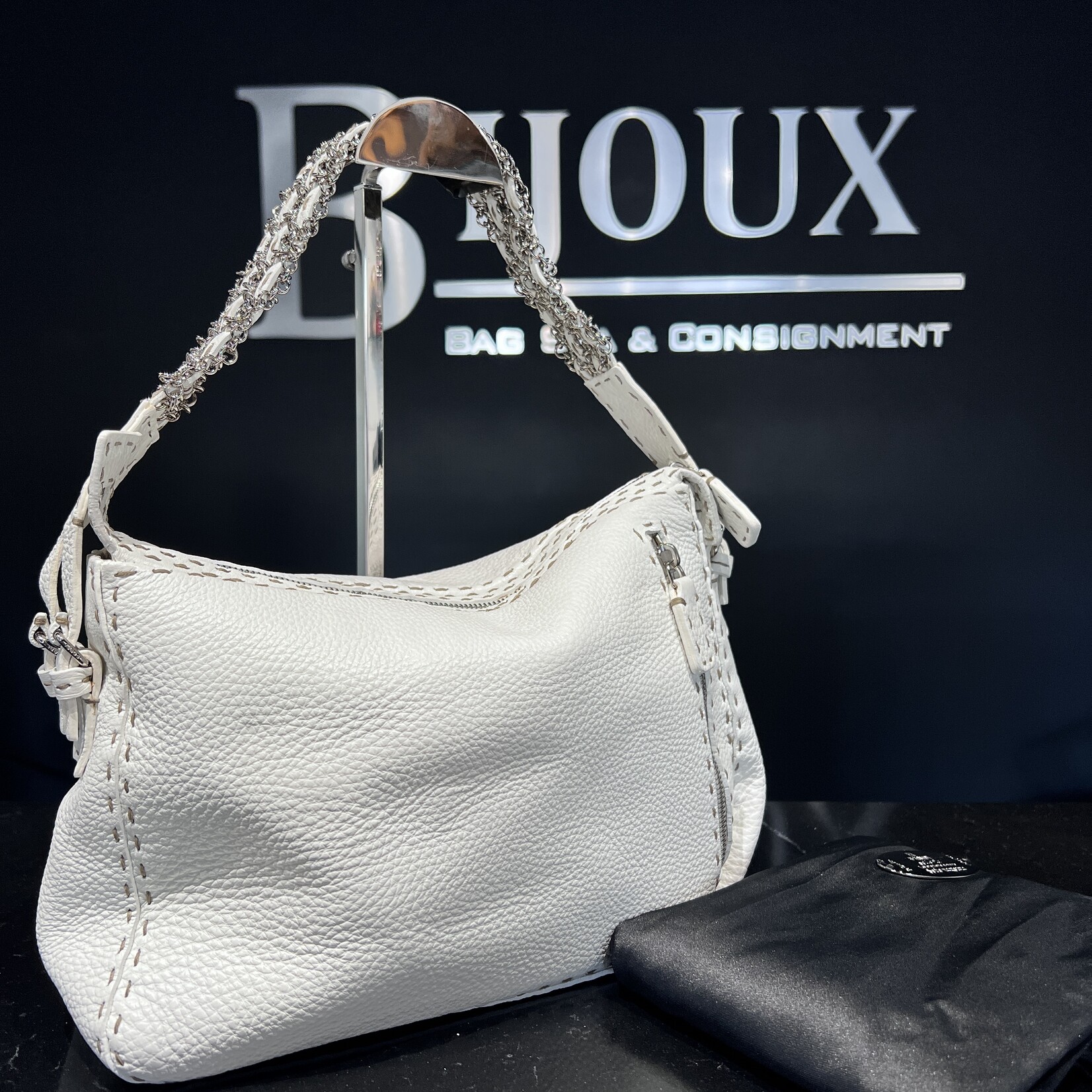 Fendi SOLD- Fendi Selleria Blanc