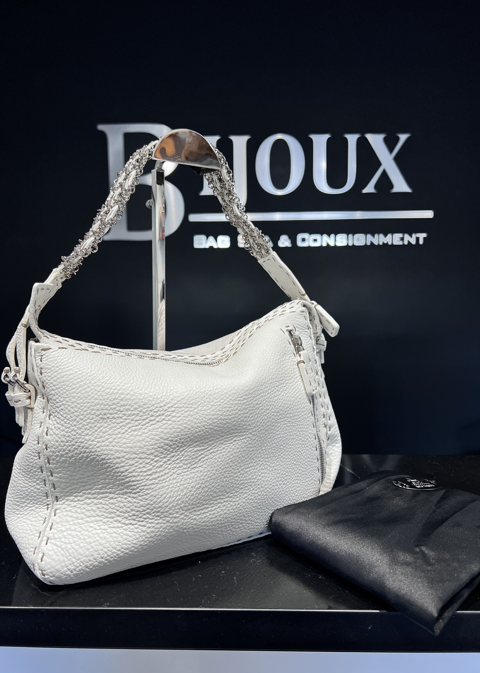 Fendi SOLD- Fendi Selleria Blanc