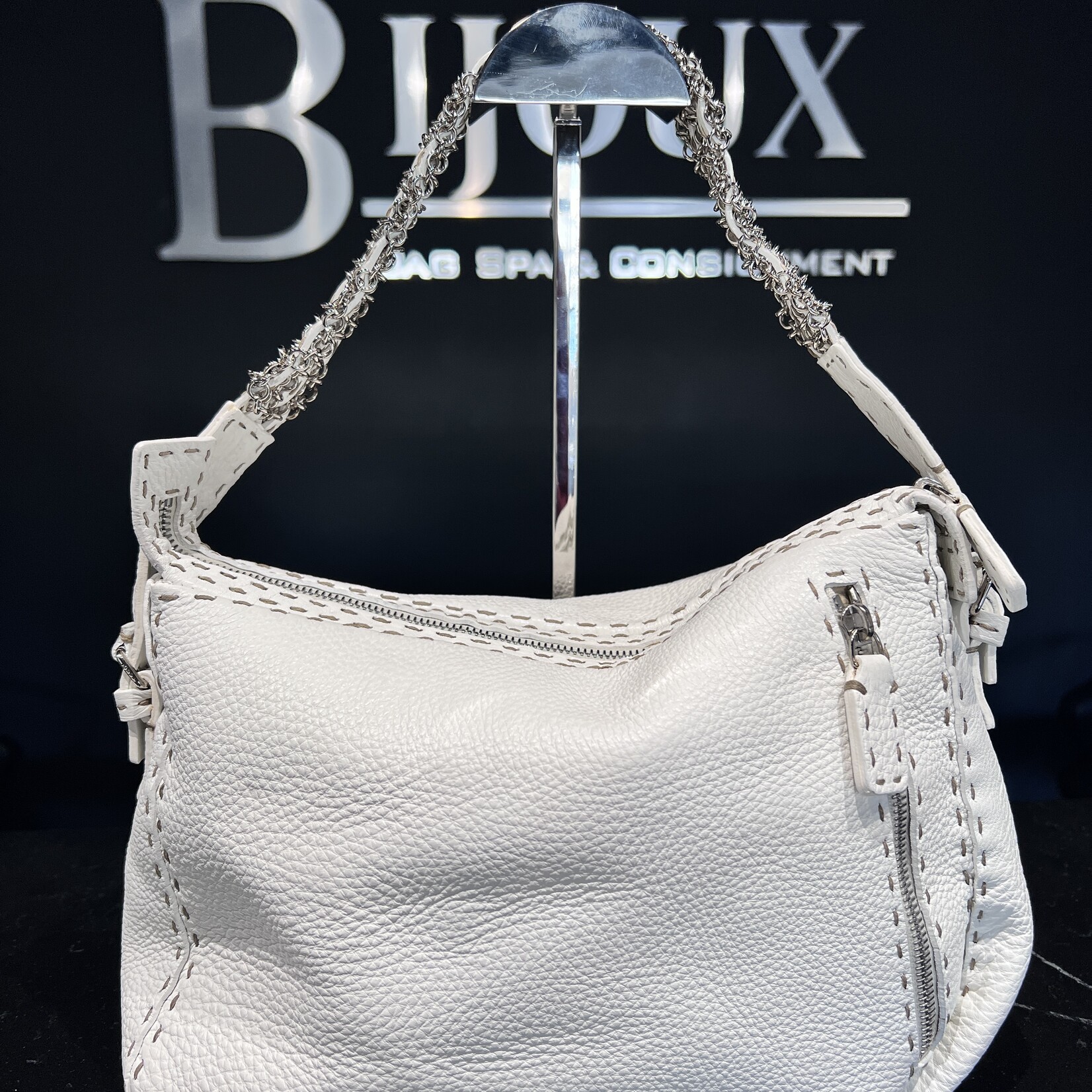 Fendi SOLD- Fendi Selleria Blanc