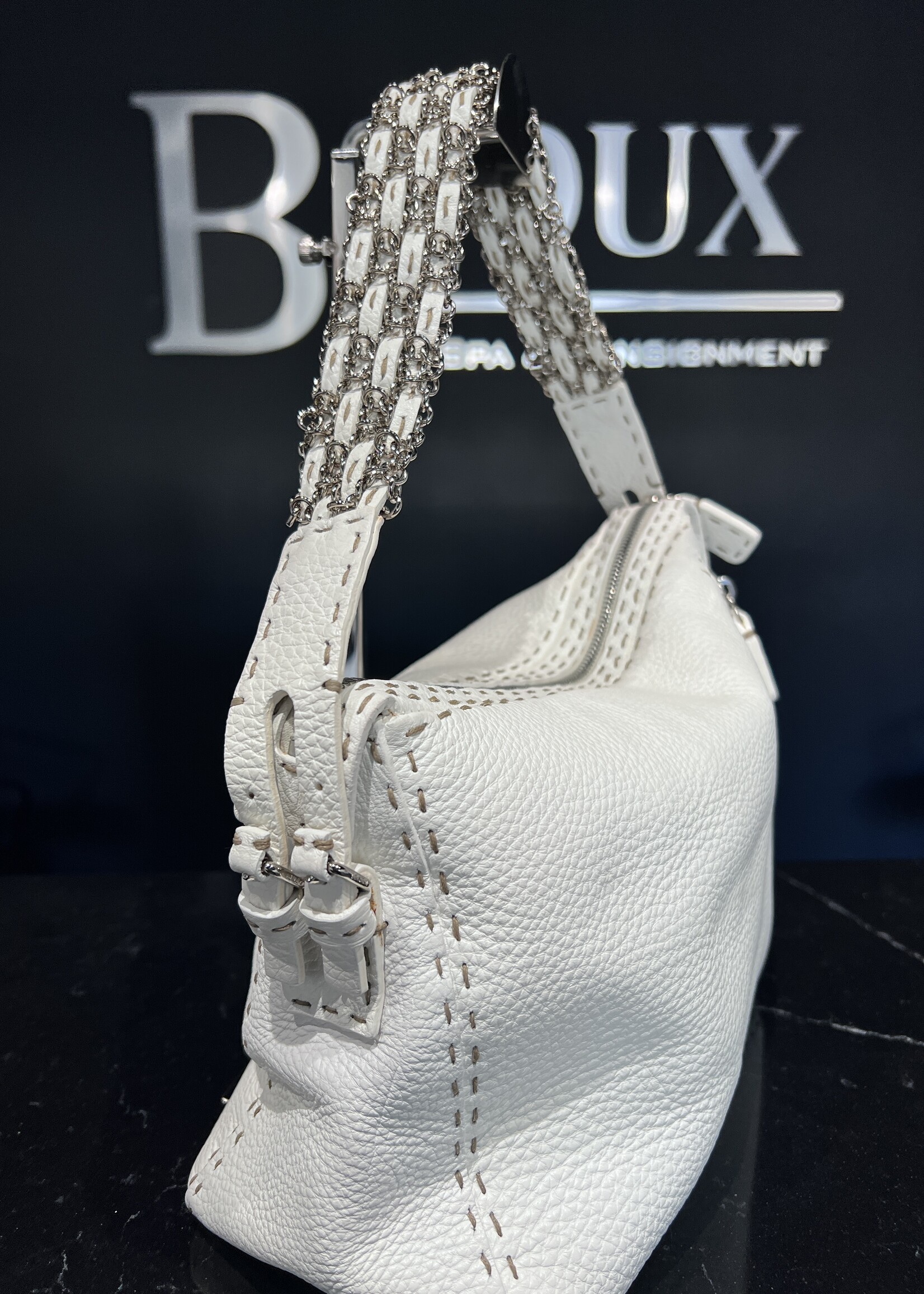 Fendi SOLD- Fendi Selleria Blanc