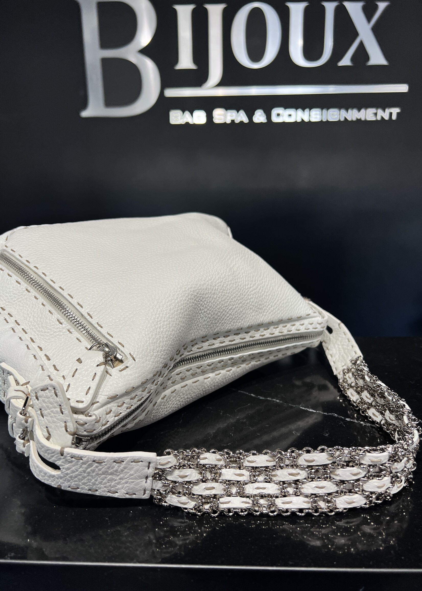 Fendi SOLD- Fendi Selleria Blanc