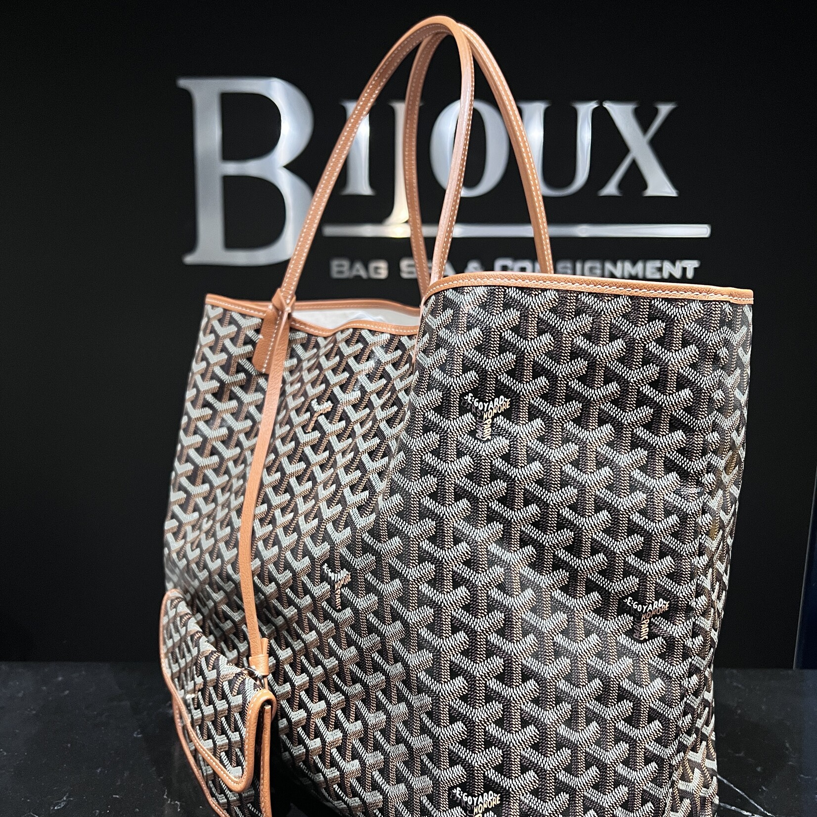 Goyard SOLD- Goyard Black St Louis GM