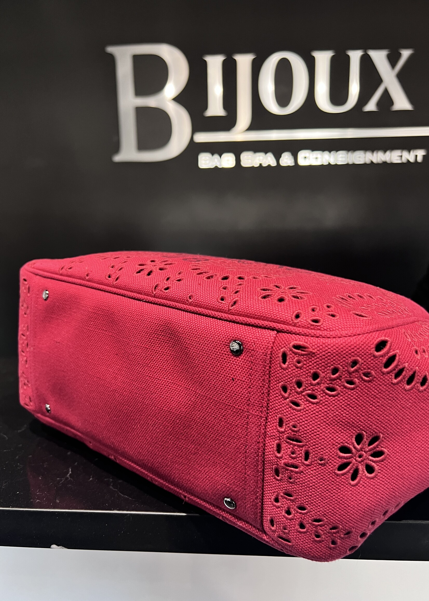 Valentino SOLD- Valentino Atelier Red Shopping Tote