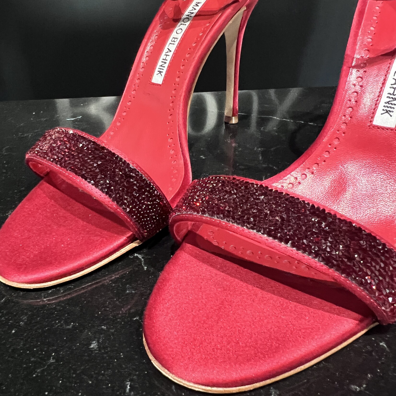 Manolo Blahnik Manolo Blahnik Red Sandals