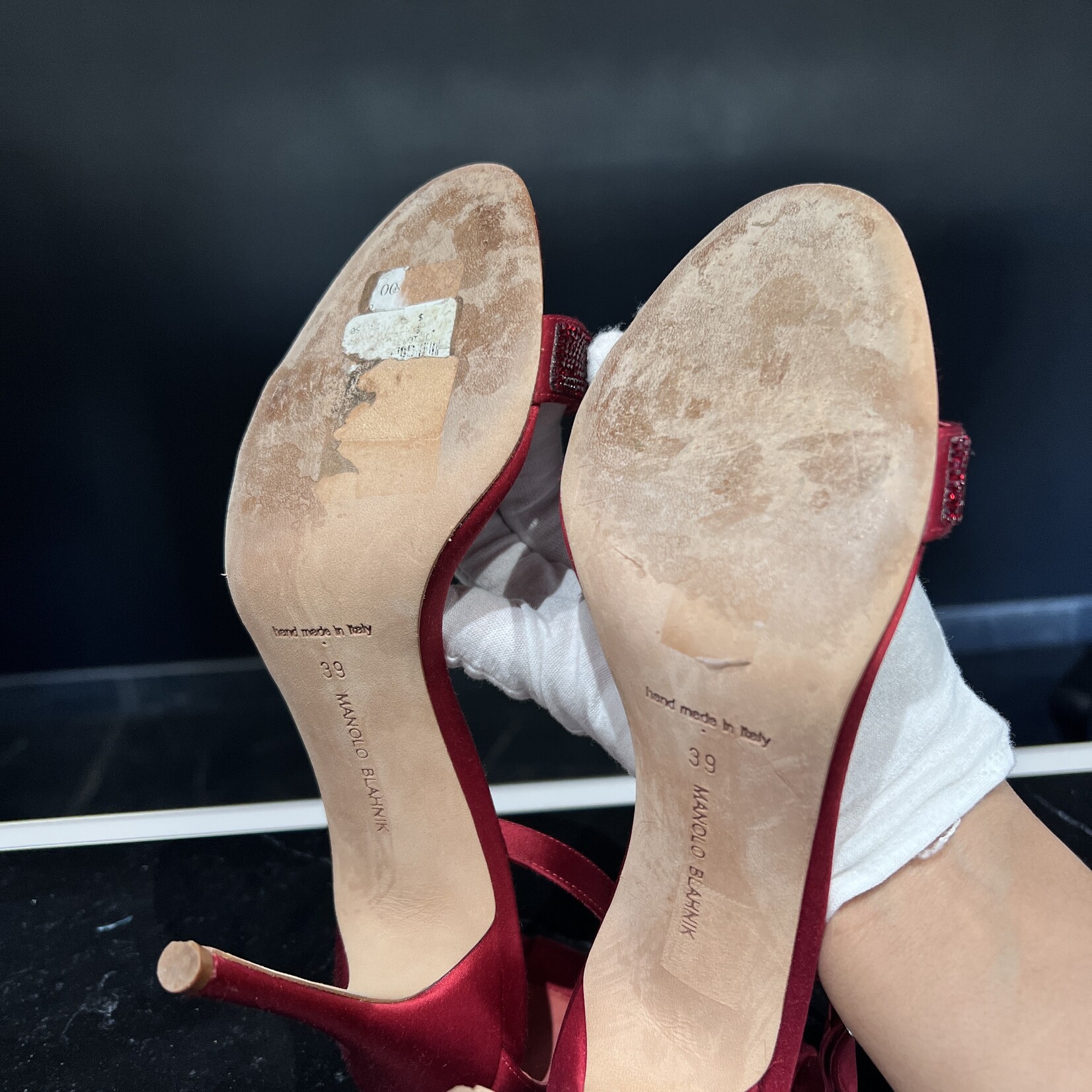 Manolo Blahnik Manolo Blahnik Red Sandals