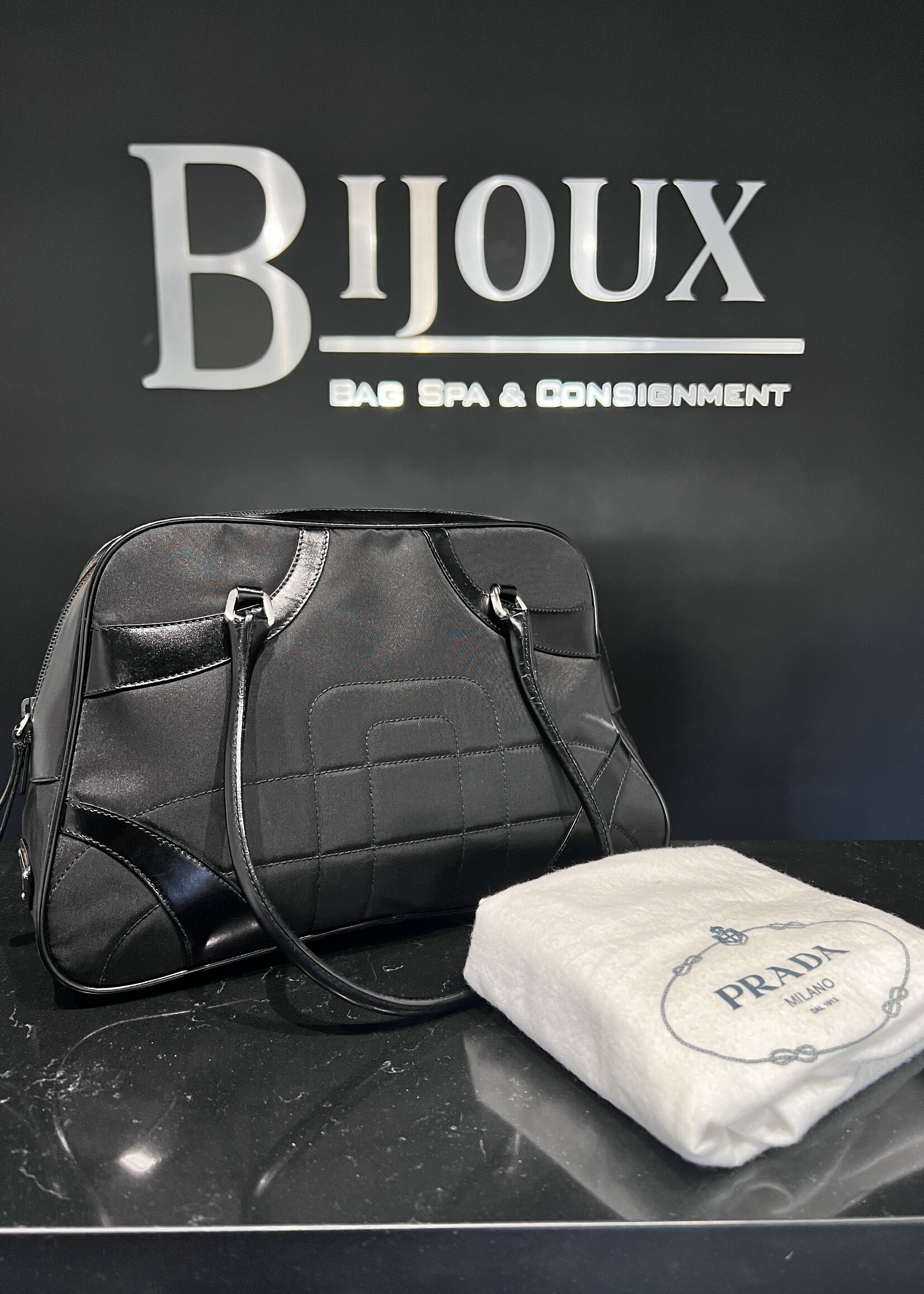 Prada SOLD- Prada Vitello Nylon Bag