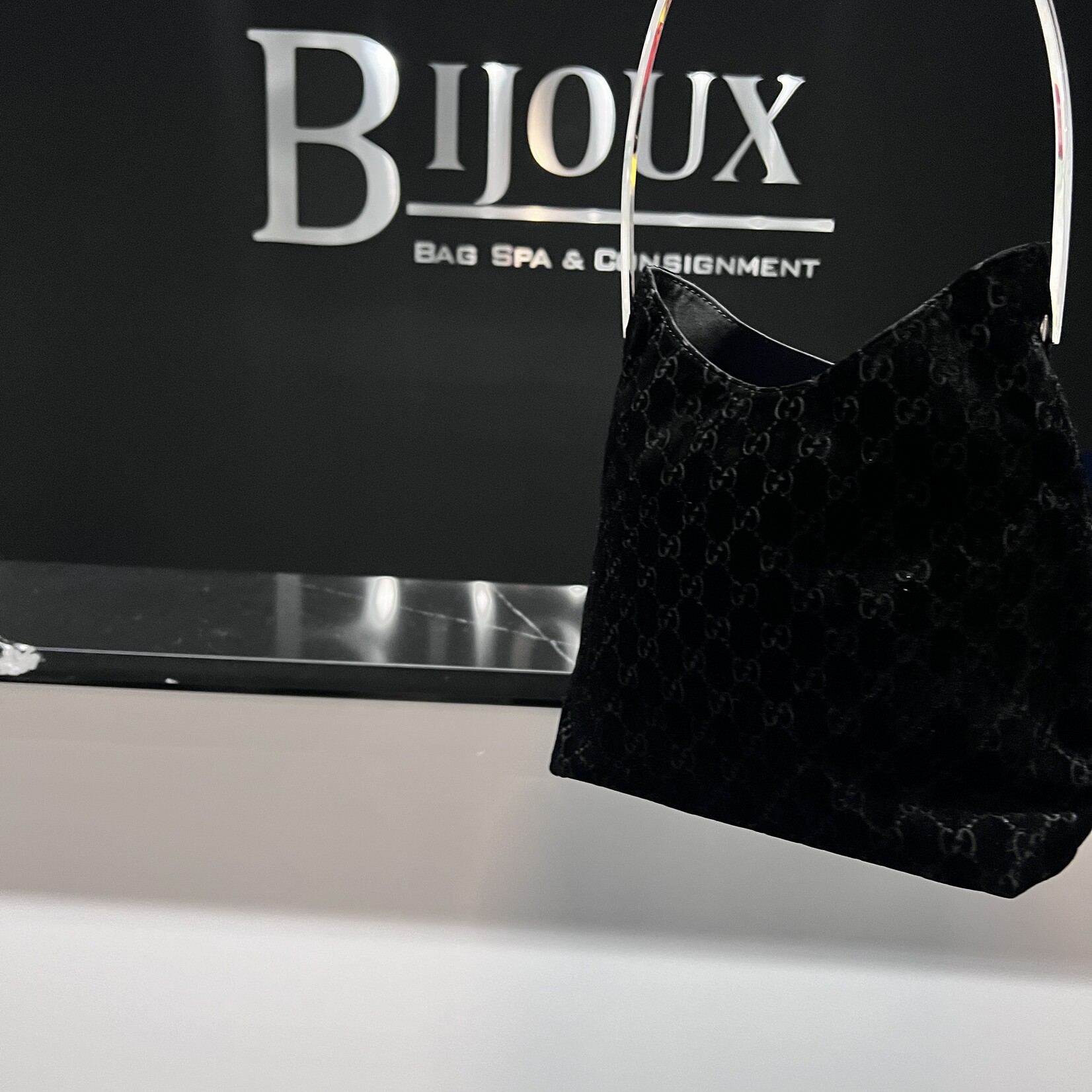 Gucci SOLD- Gucci Velour Shoulder