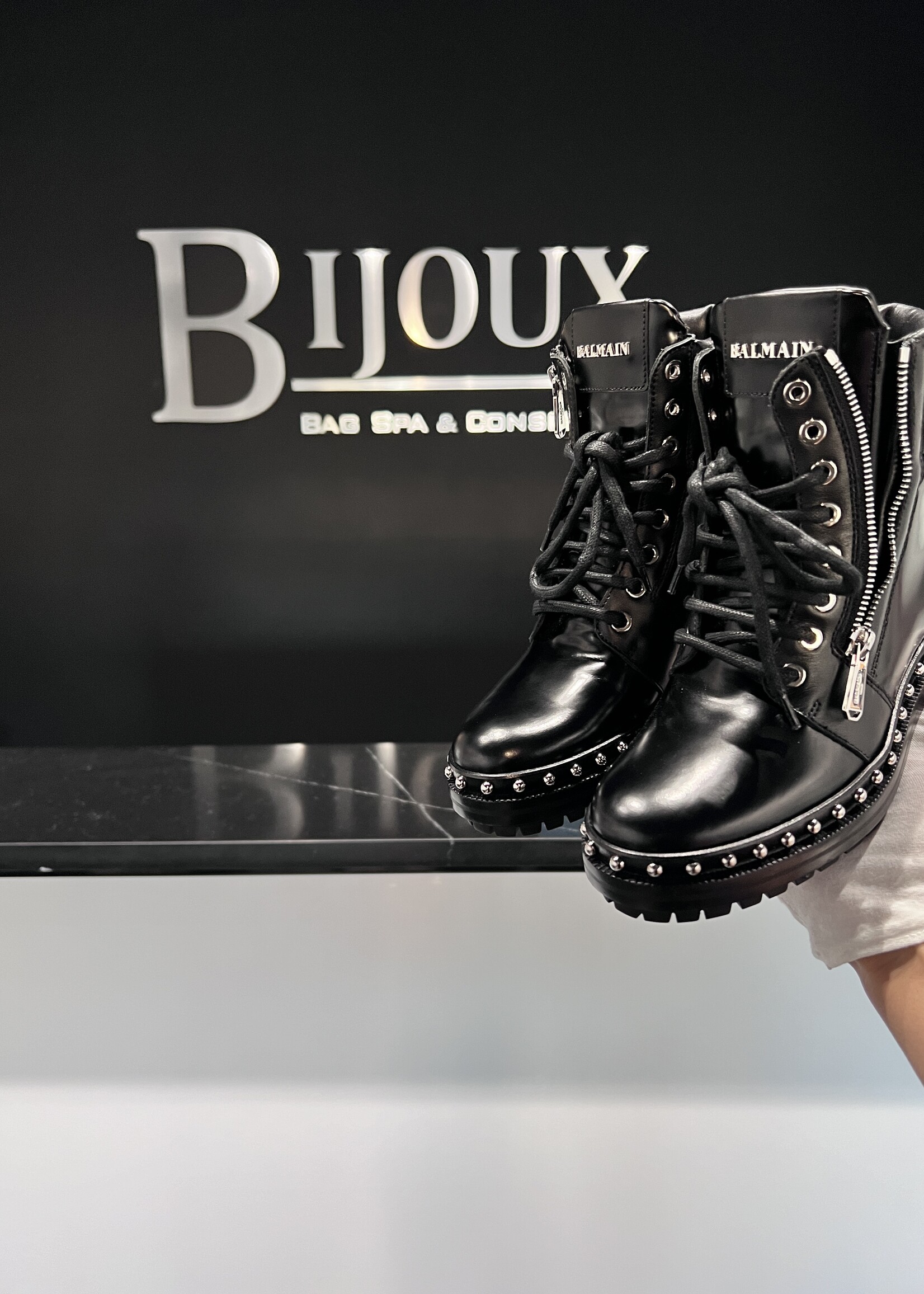 Balmain Combat Boots - 35