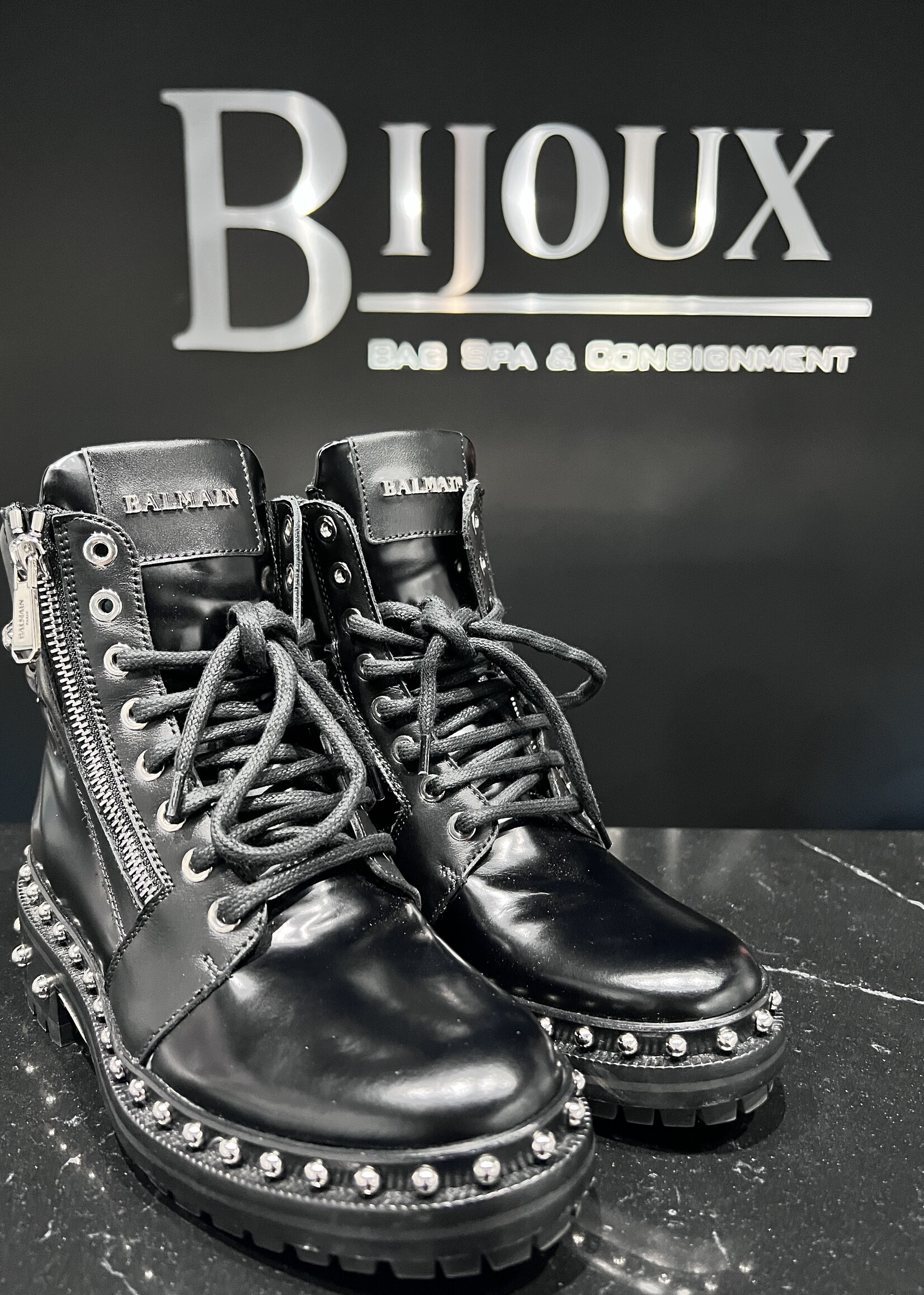 Balmain Combat Boots - 35