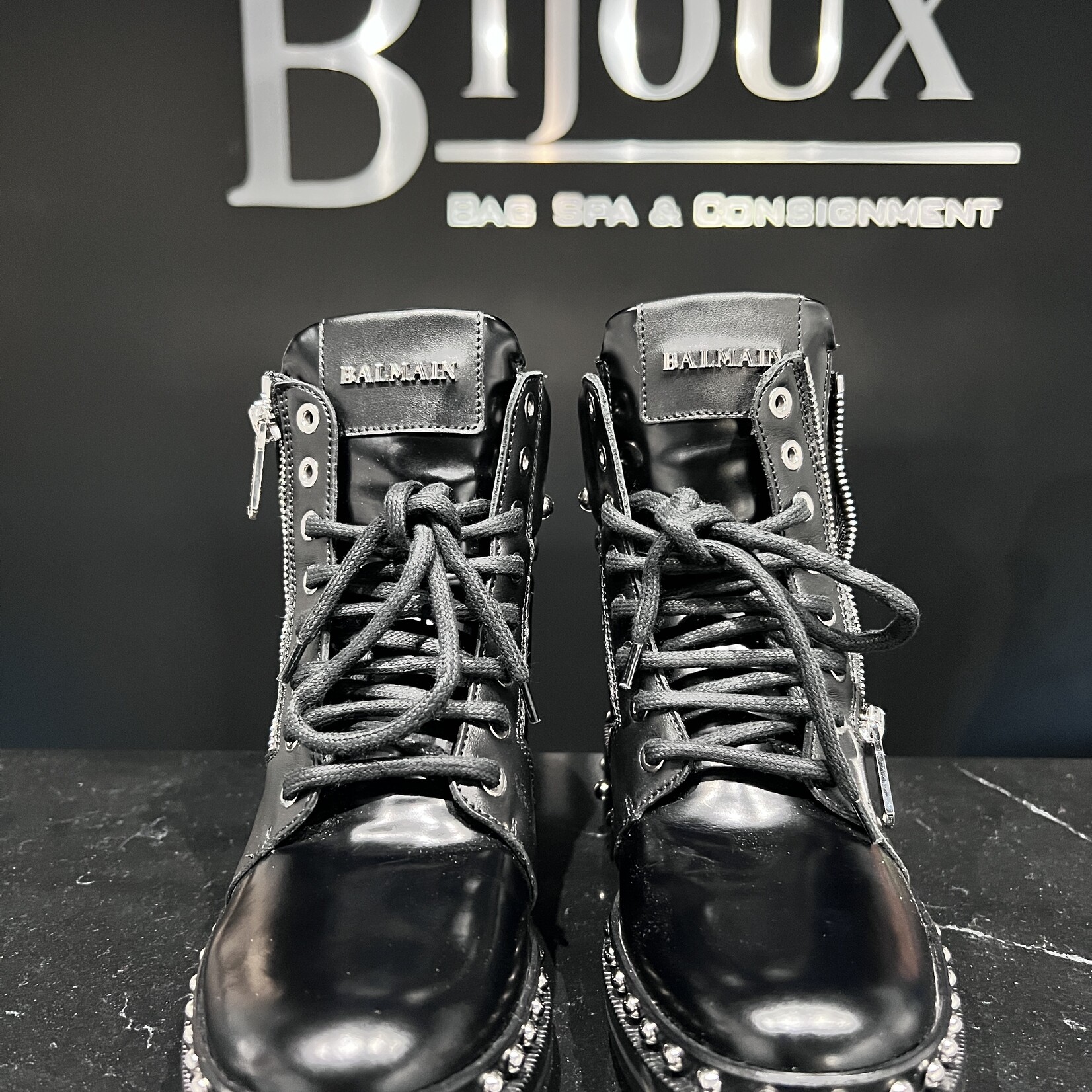 Balmain Balmain Combat Boots - 35