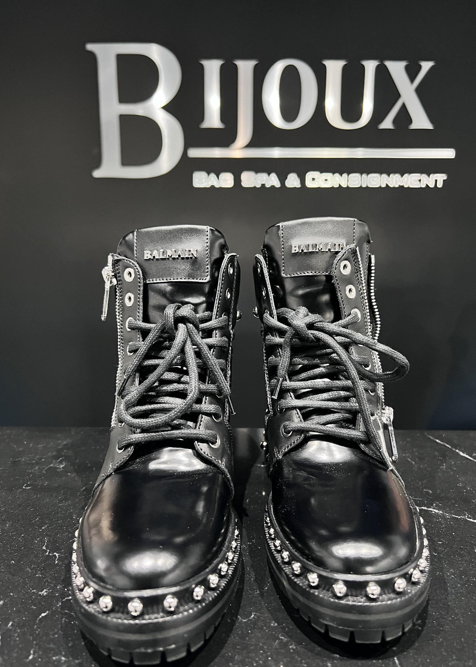 Balmain Combat Boots - 35