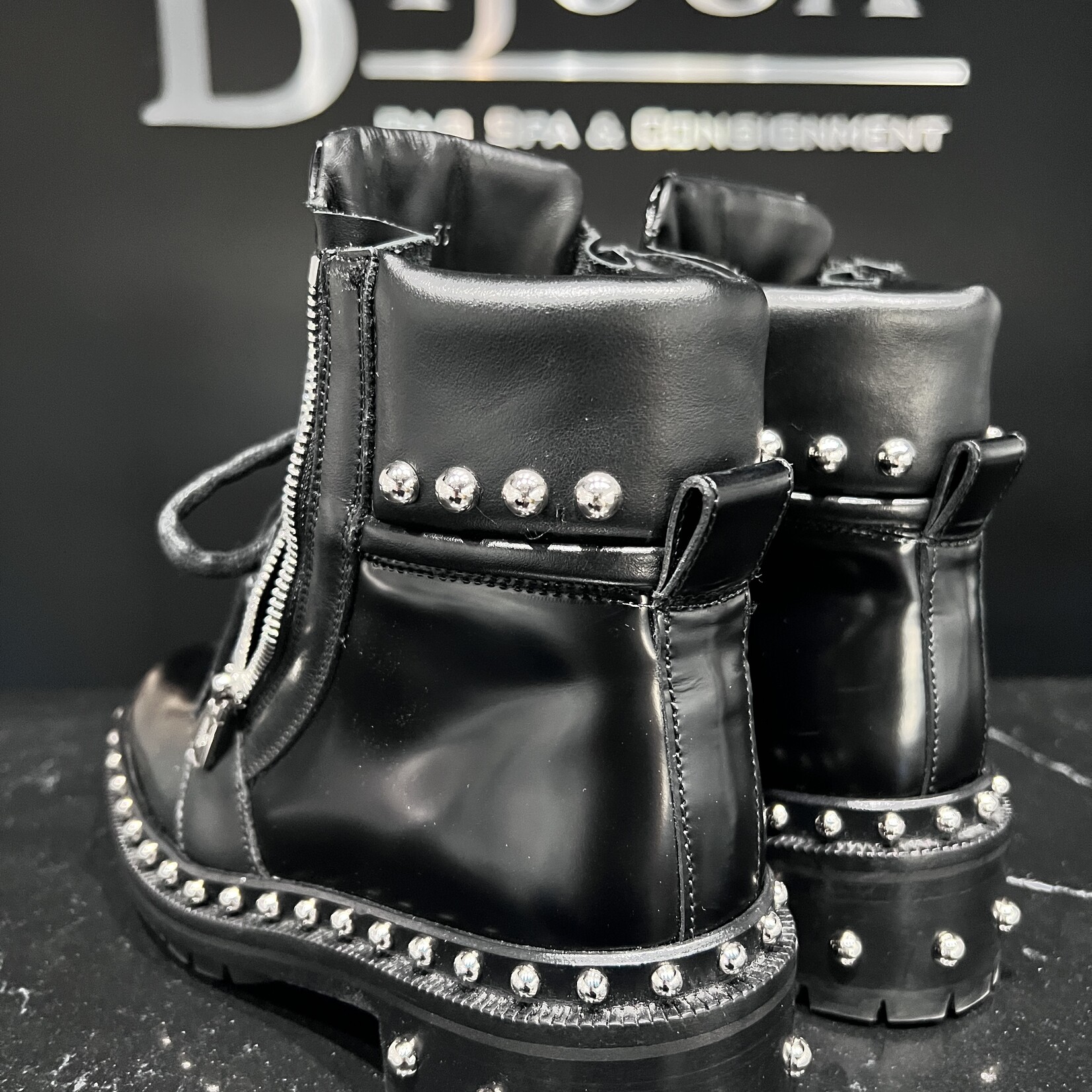 Balmain Combat Boots - 35