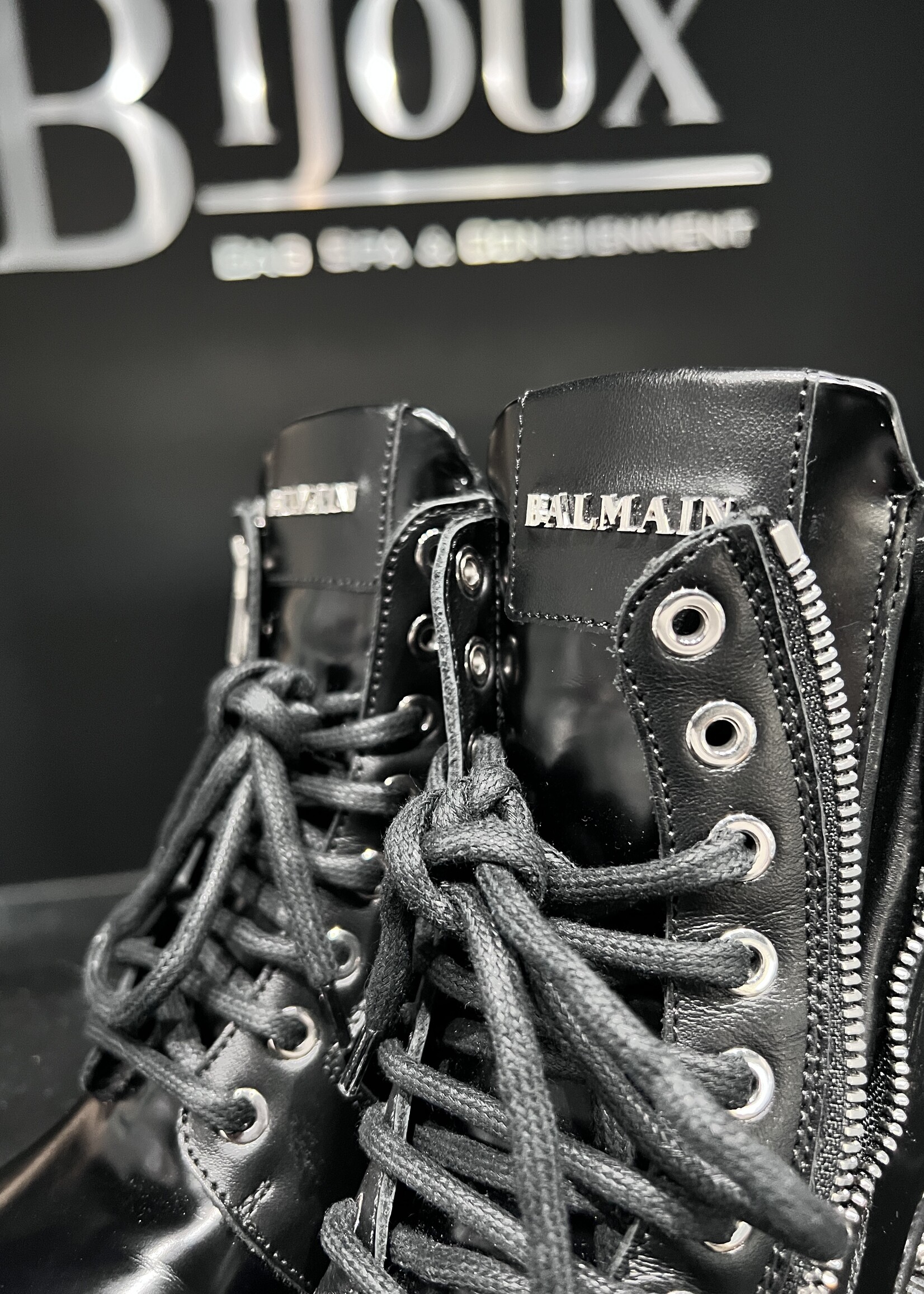 Balmain Combat Boots - 35