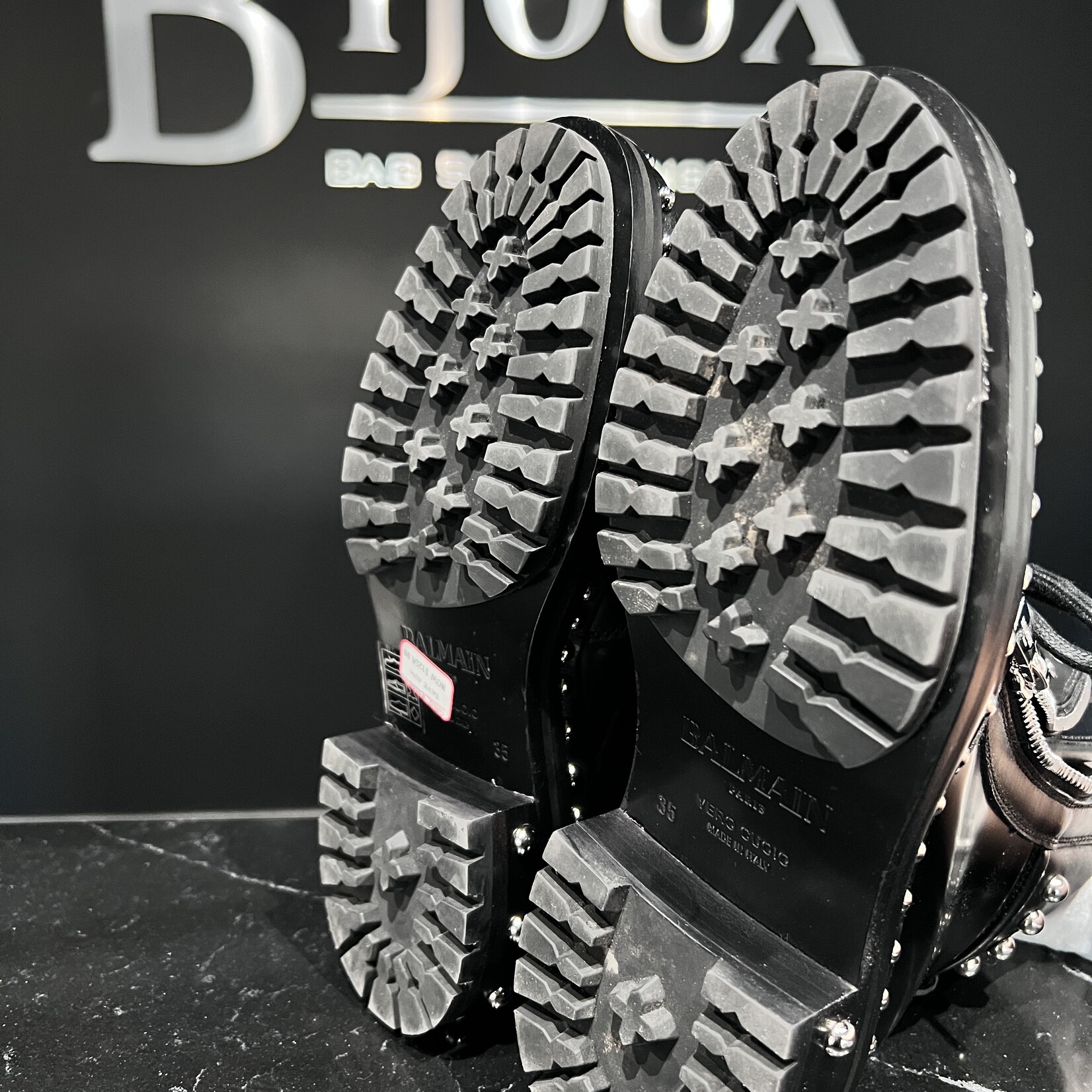 Balmain Combat Boots - 35