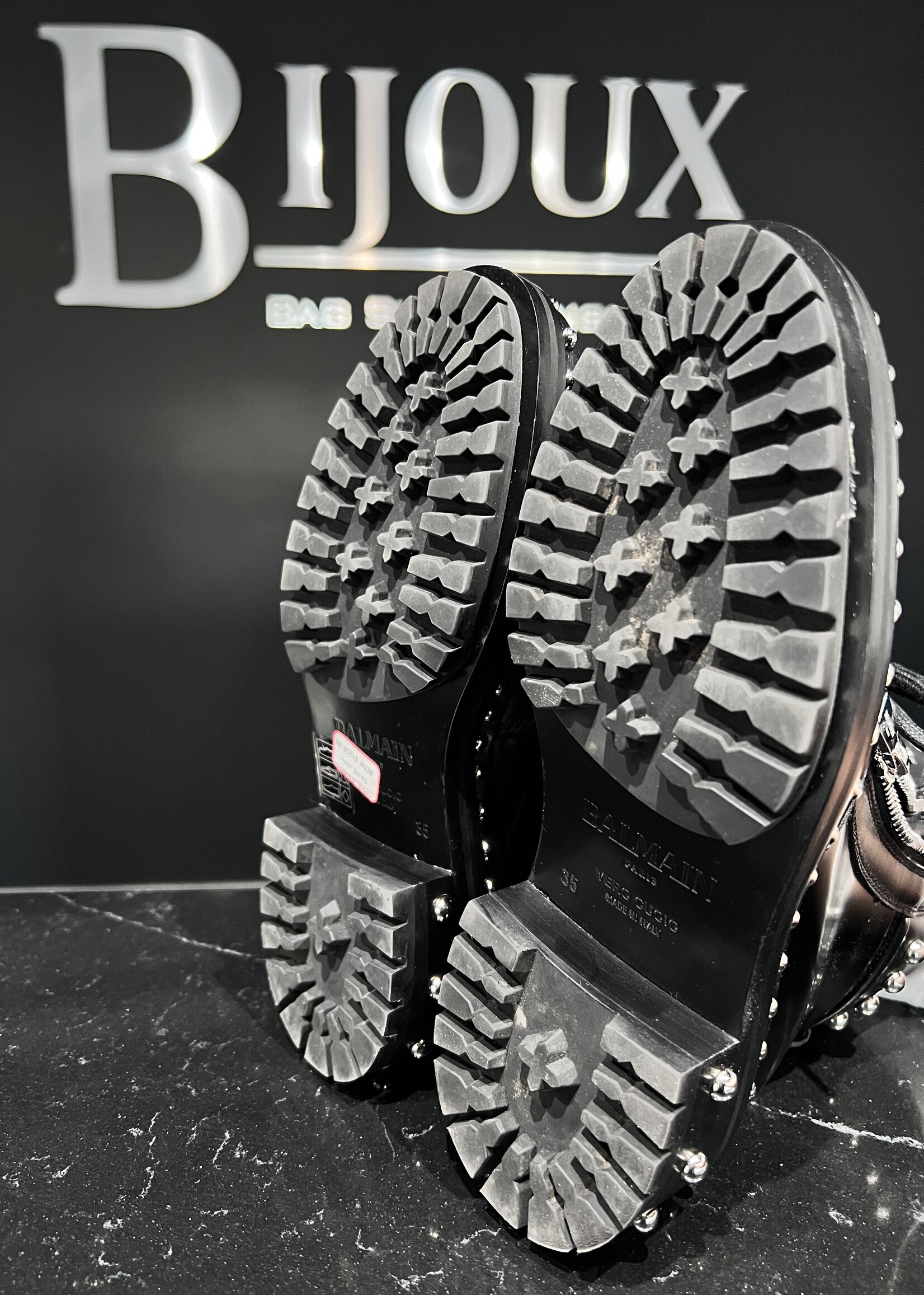 Balmain Combat Boots - 35