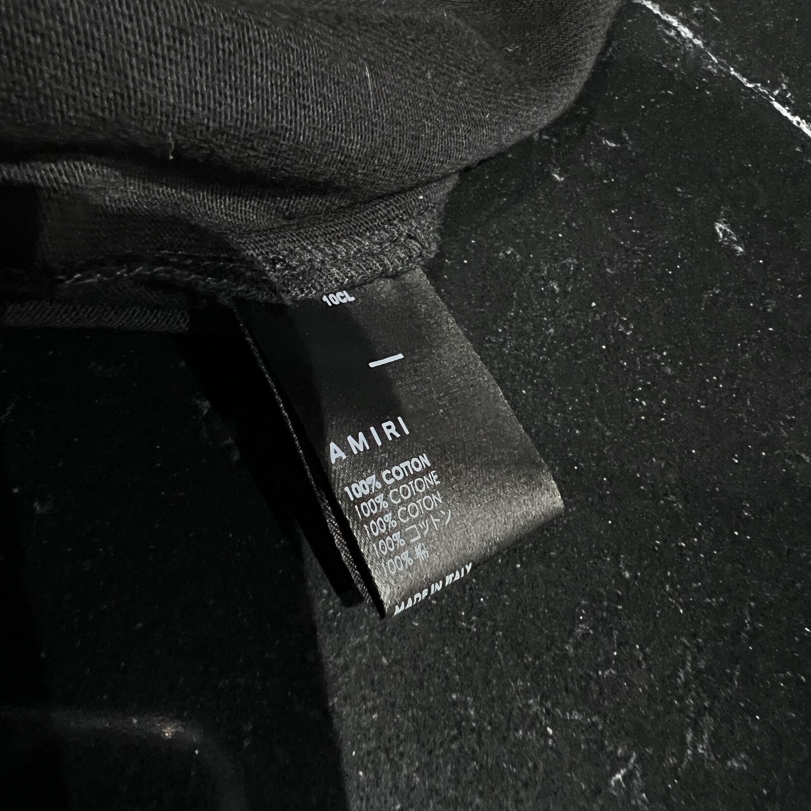 SOLD - Black Amiri Men's T-shirt