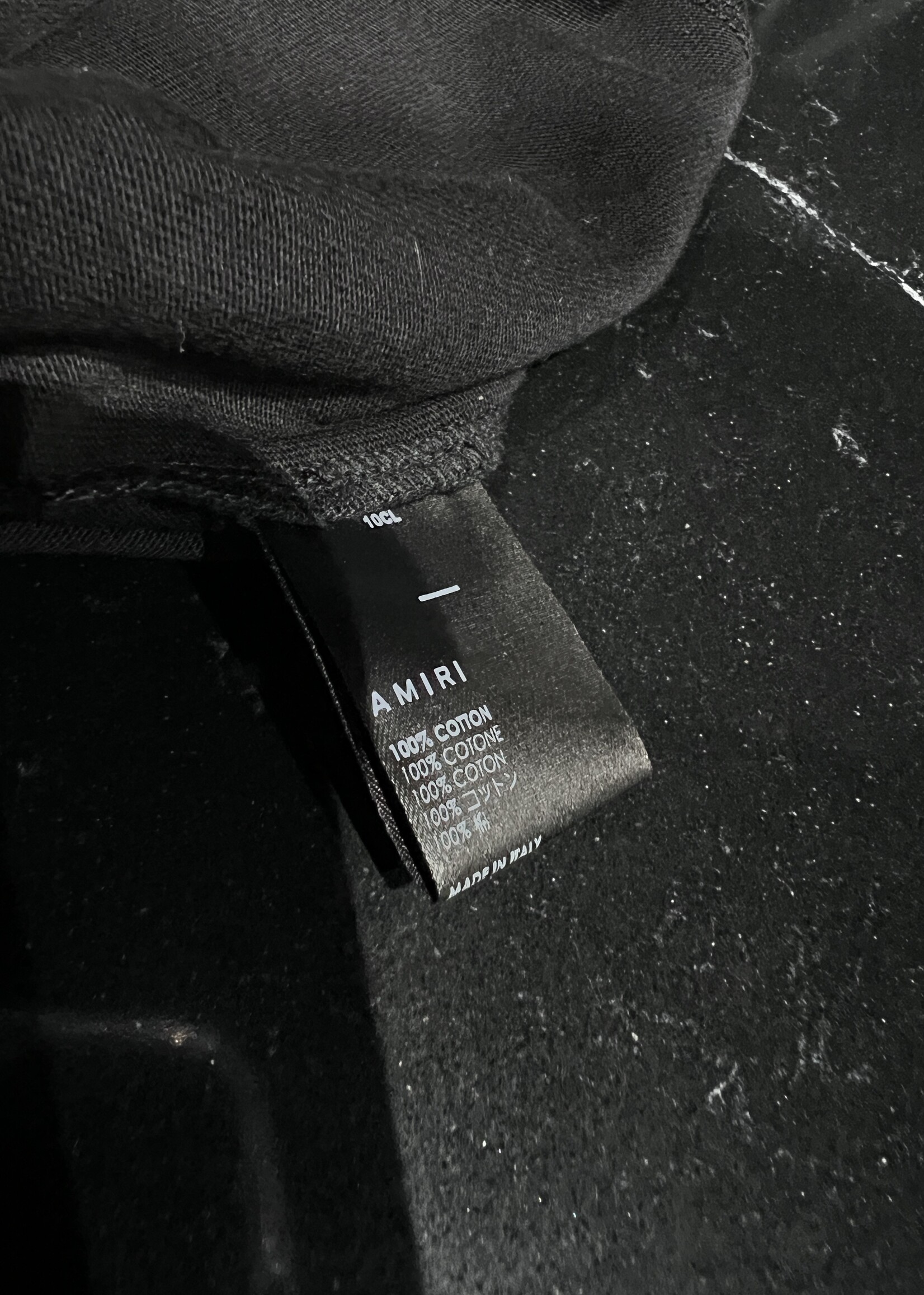 SOLD - Black Amiri Men's T-shirt