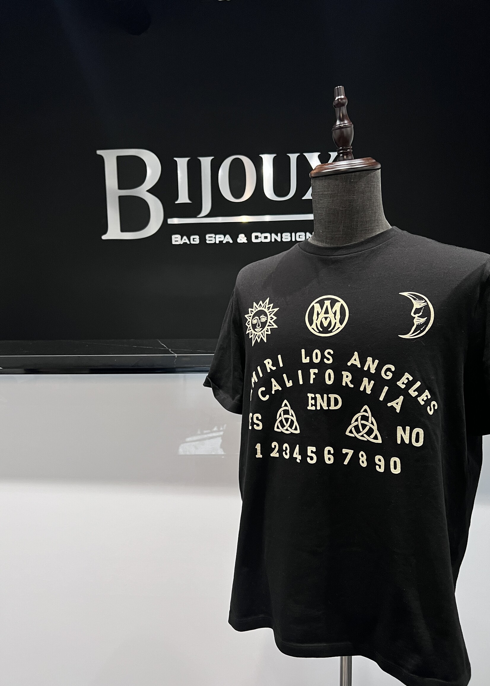 SOLD - Black Amiri Men's T-shirt