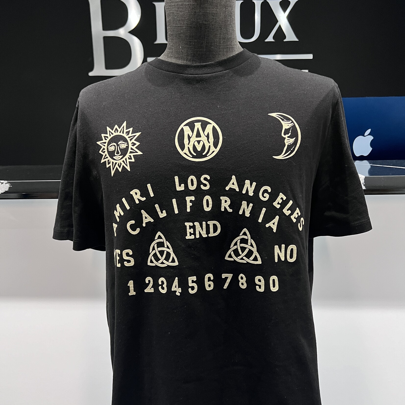 SOLD - Black Amiri Men's T-shirt