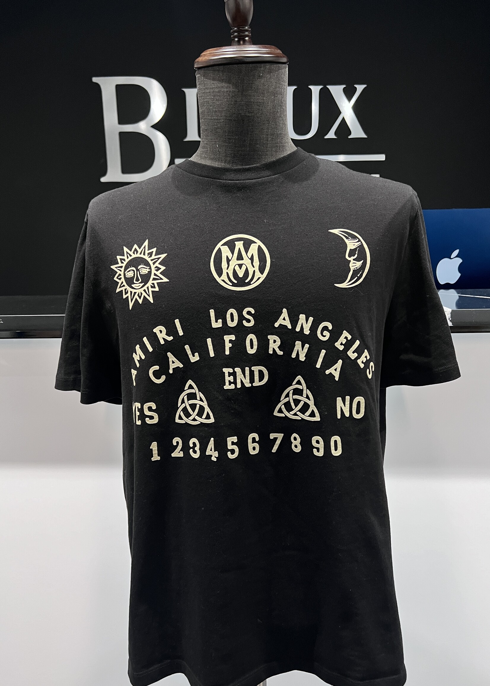 SOLD - Black Amiri Men's T-shirt