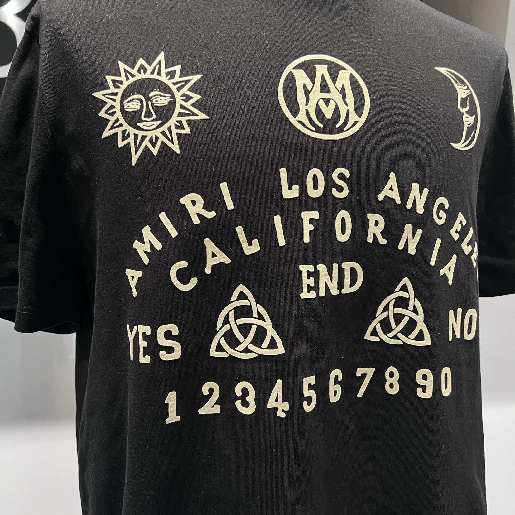 SOLD - Black Amiri Men's T-shirt