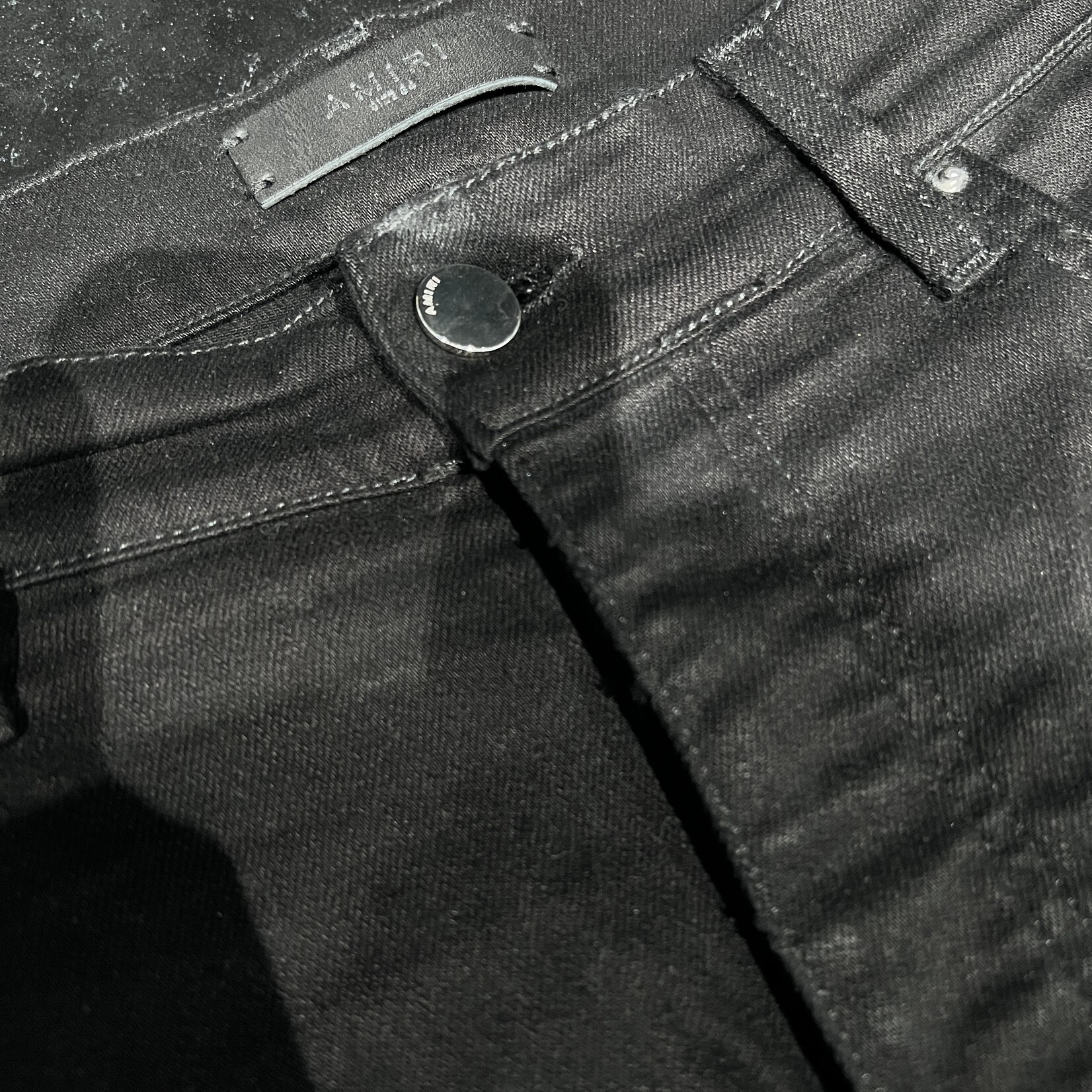 SOLD - Amiri Denim Black Jeans
