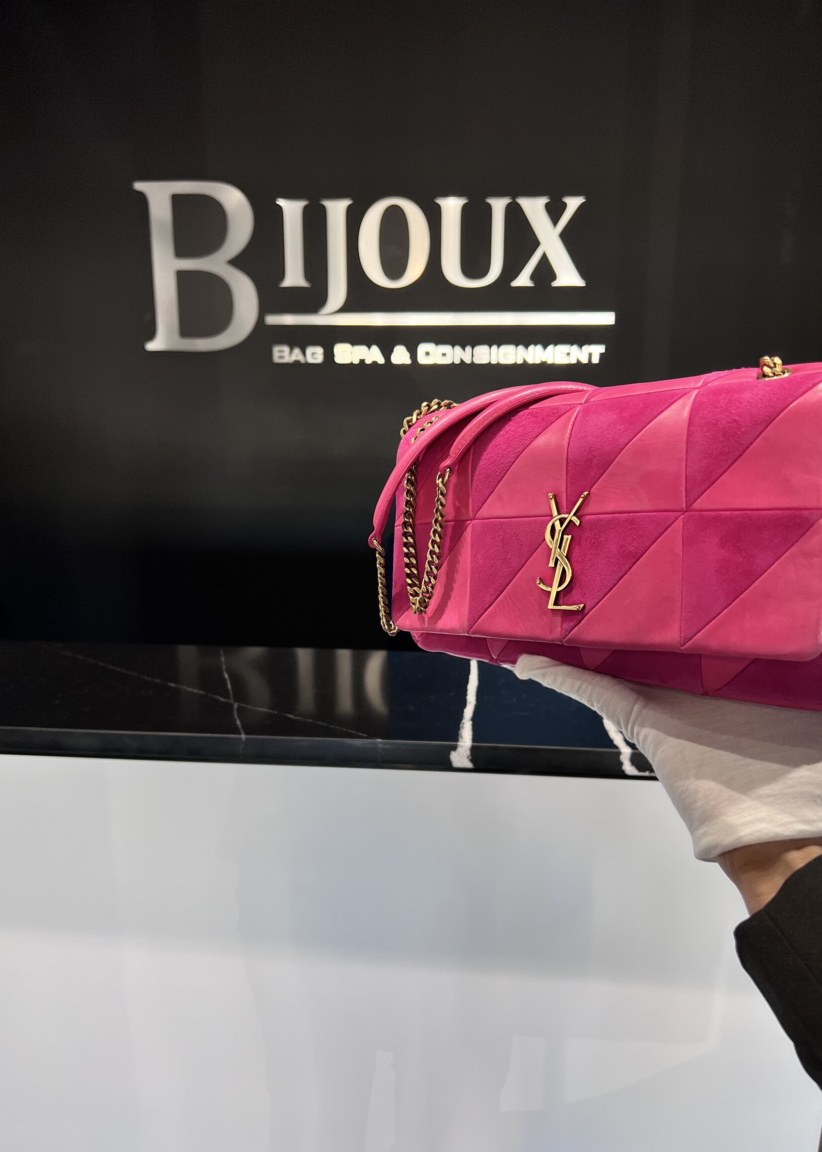 Saint Laurent SOLD- Saint Laurent Patchwork Jamie