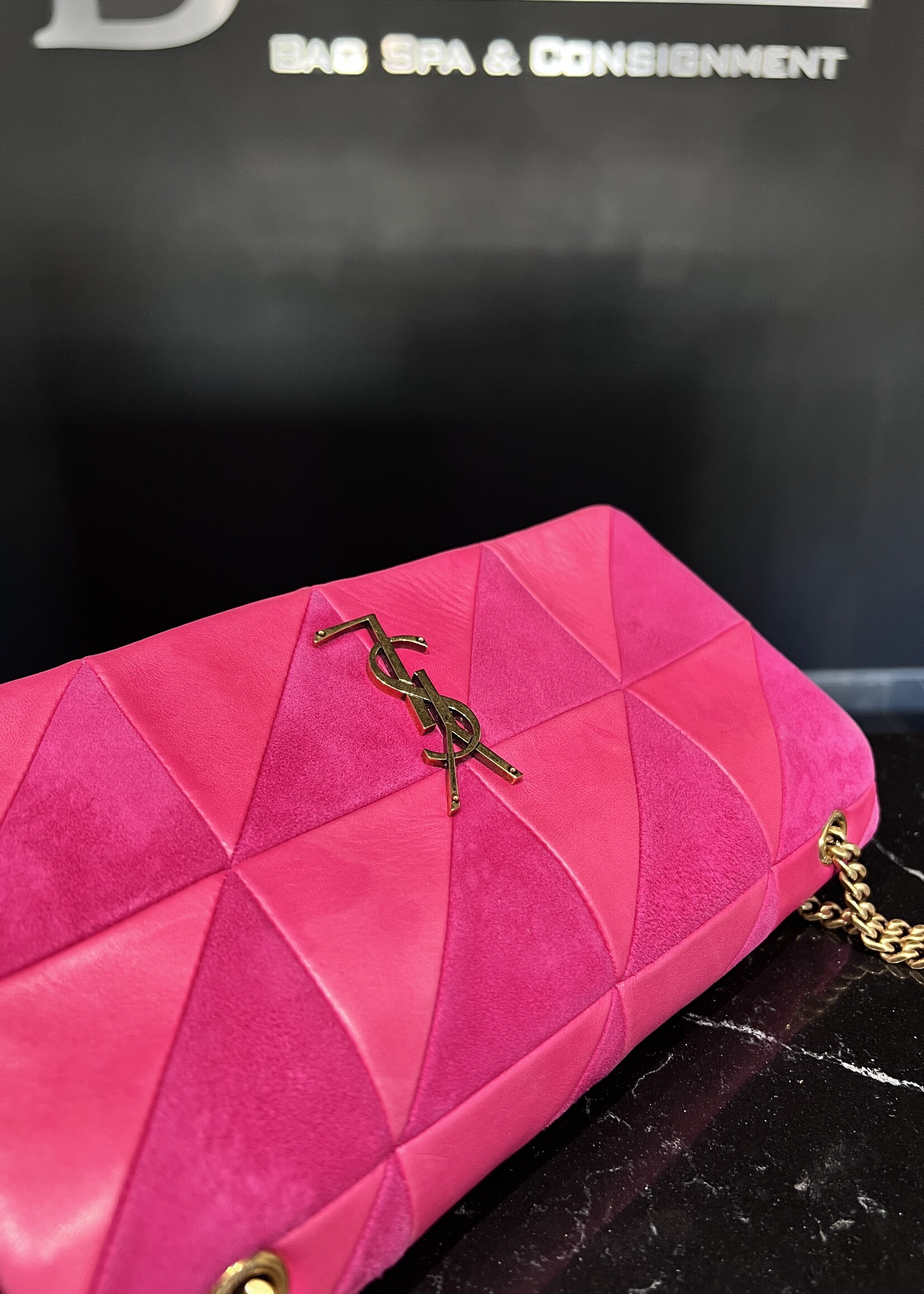 Saint Laurent SOLD- Saint Laurent Patchwork Jamie