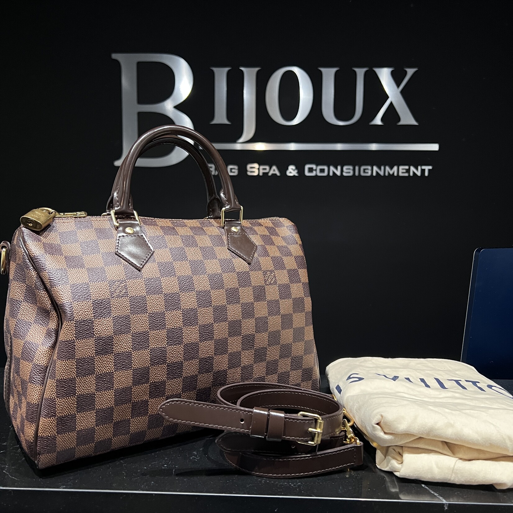 Louis Vuitton SOLD - Louis Vuitton Bandouliere Damier Speedy 30