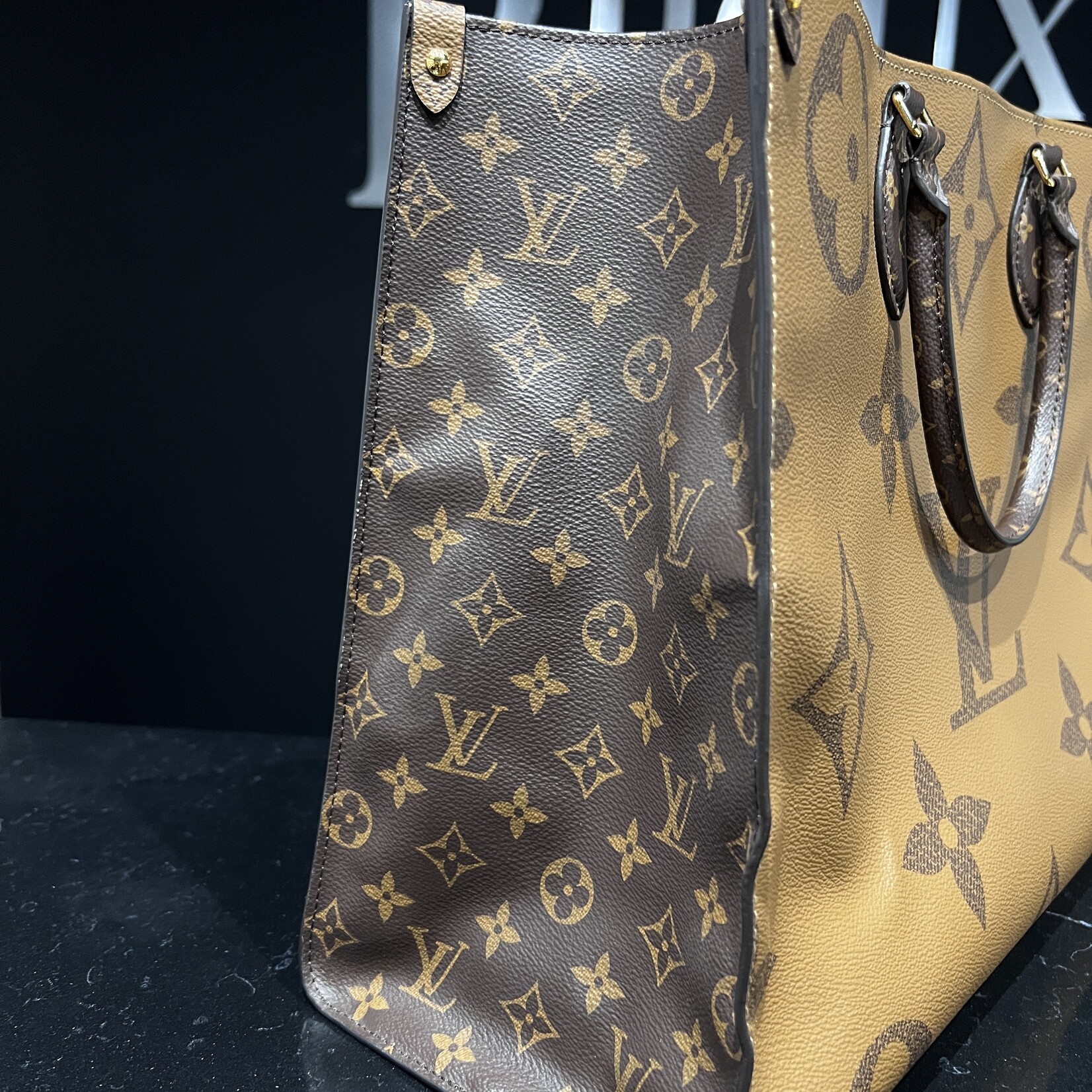 Louis vuitton reverse monogram tote hotsell
